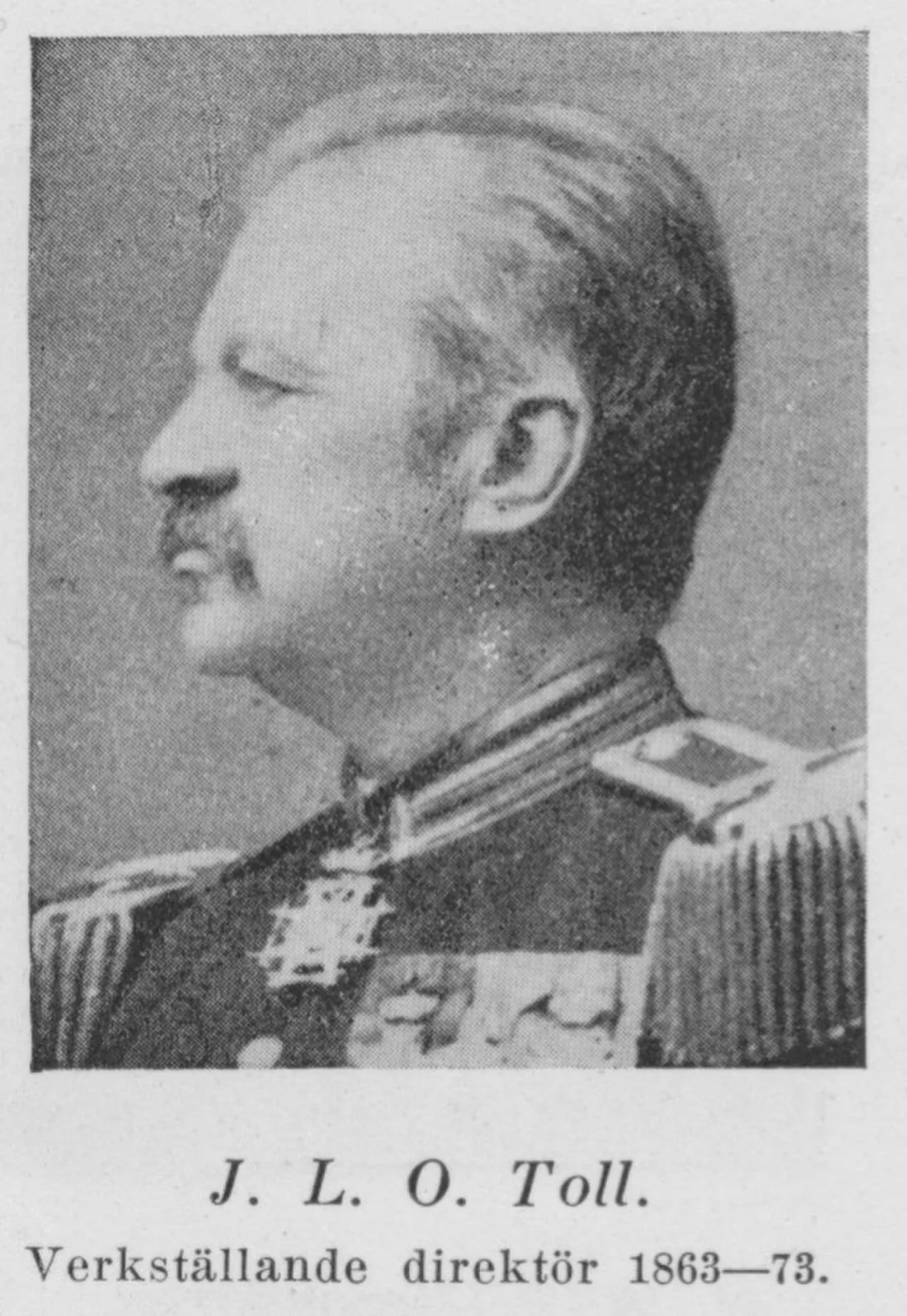 Porträt von Oswald Toll (1826–1889) – Gedenkseite