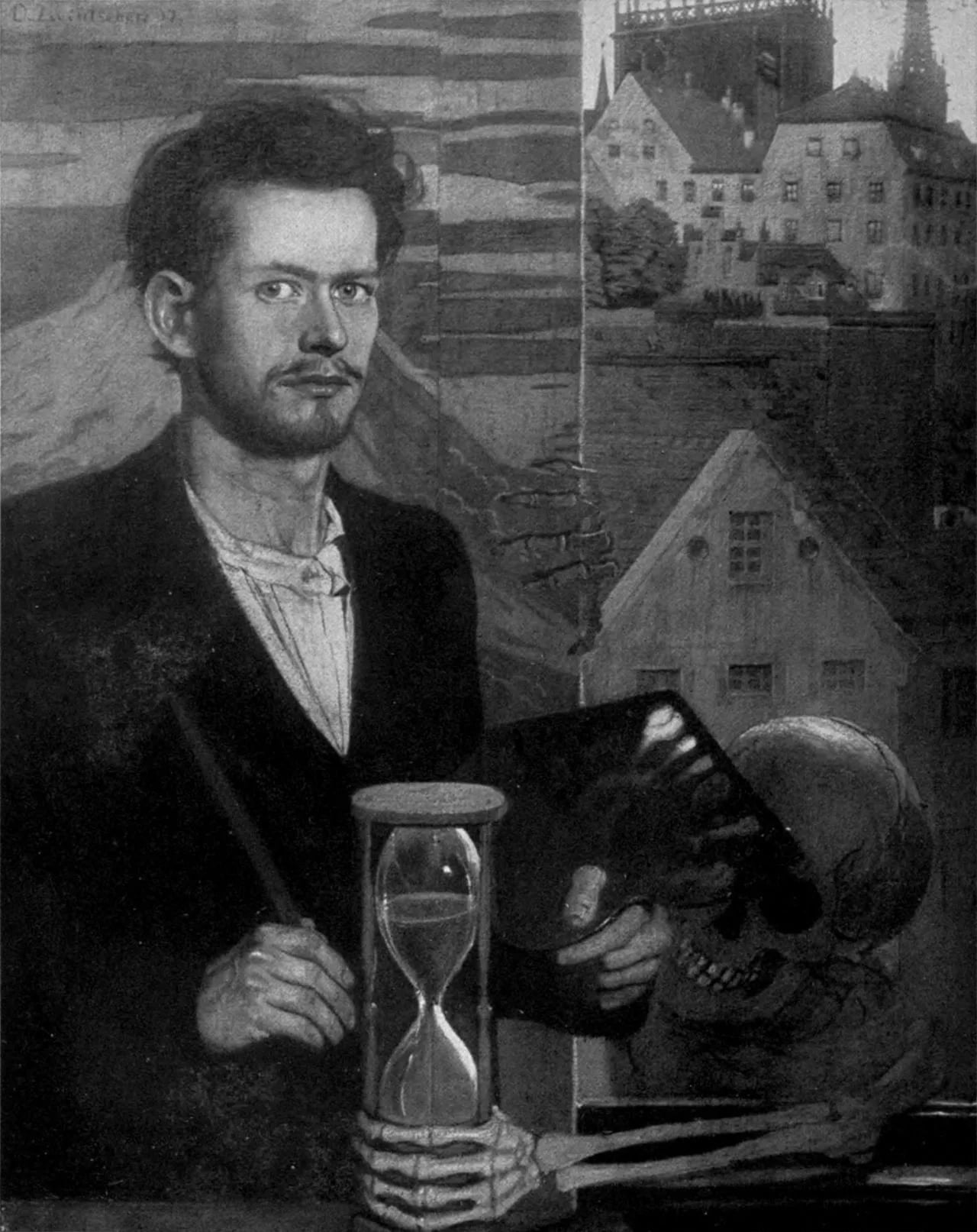 Porträt von Oskar Zwintscher (1870–1916) – Gedenkseite