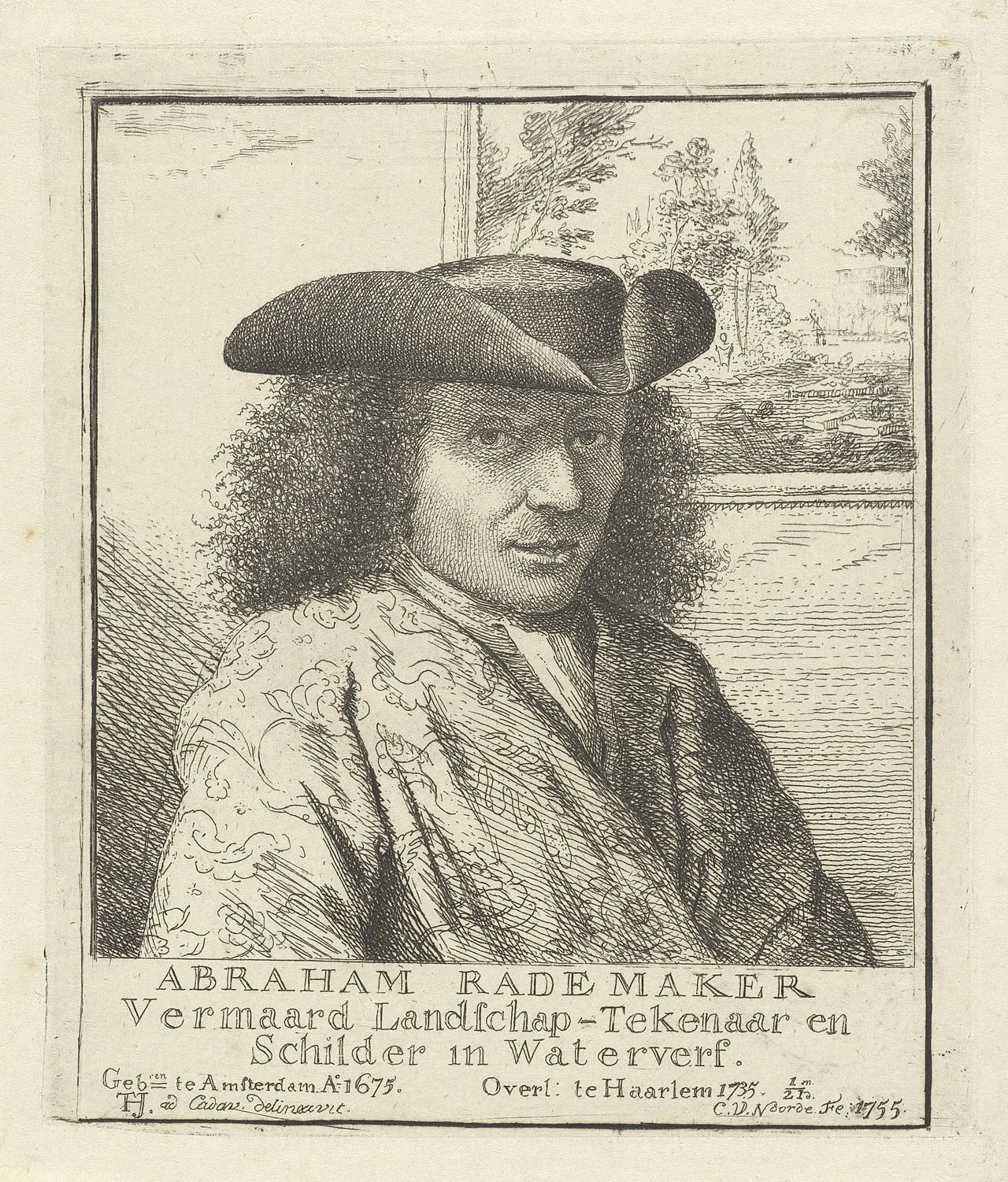 Portrait of Abraham Rademaker (1677–1735) – memorial page