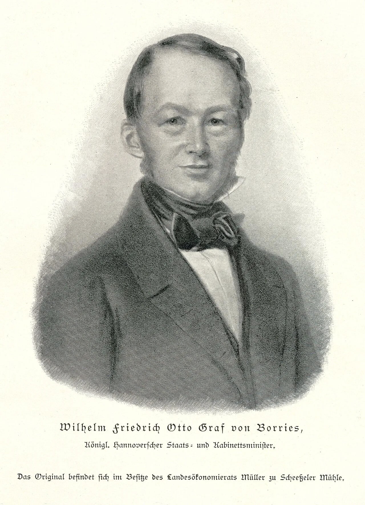 Porträt von Wilhelm Müller (1830–1915) – Gedenkseite