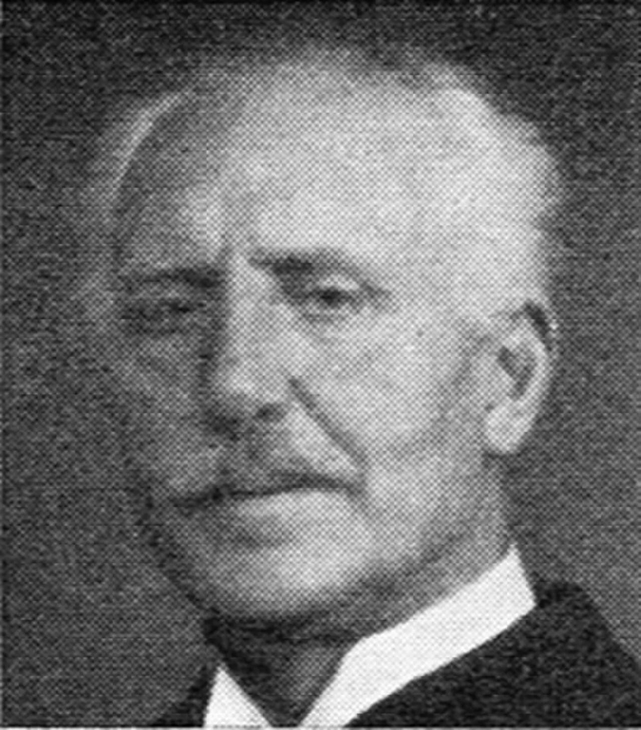 Porträt von Bernhard Mankell (1871–1947) – Gedenkseite