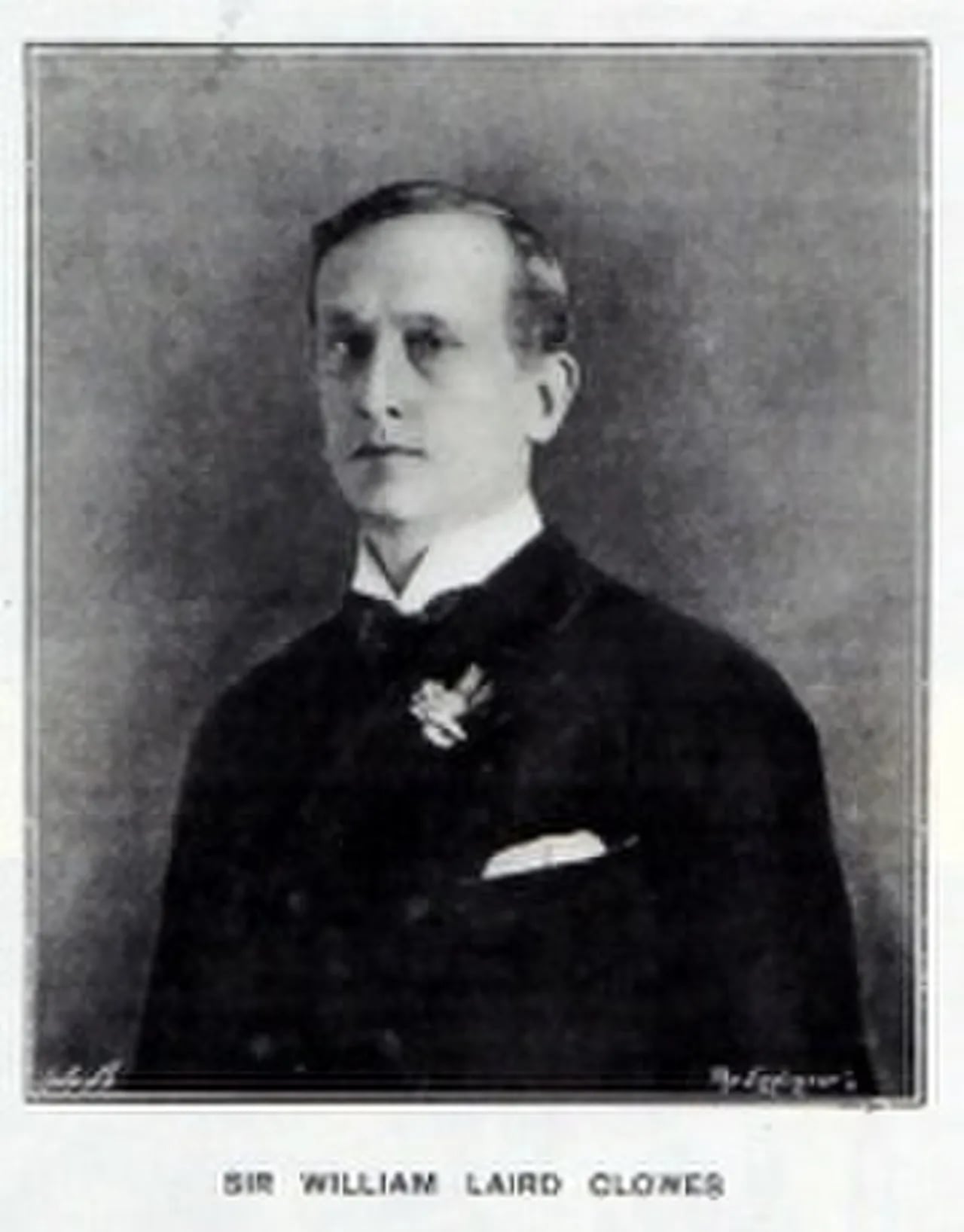 Portrait of William Laird Clowes (1856–1905) – memorial page