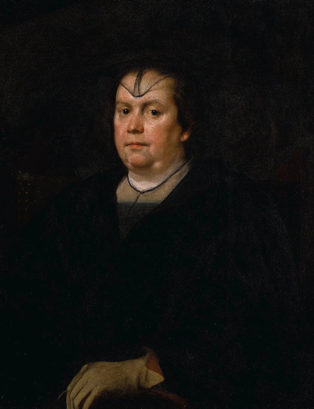 Porträt von Olimpia Maidalchini (1594–1657) – Gedenkseite