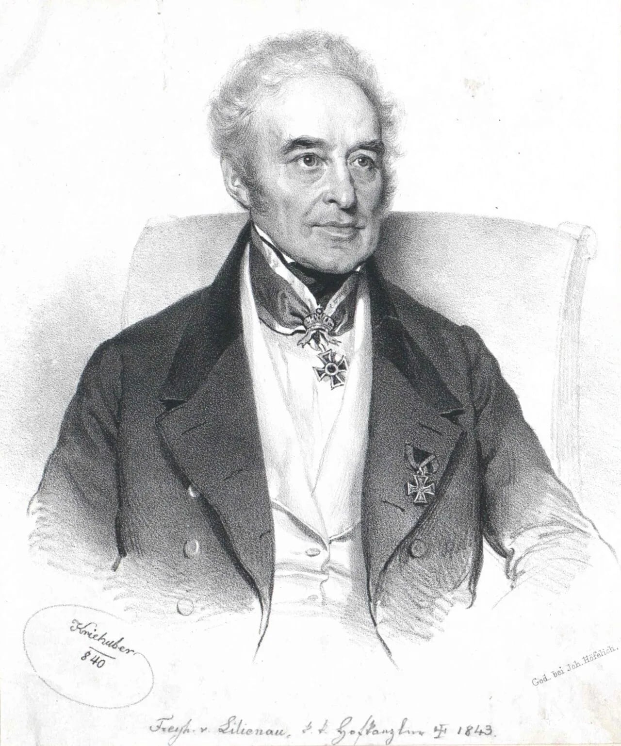 Portrait of Johann Limbeck von Lilienau (1767–1842) – memorial page