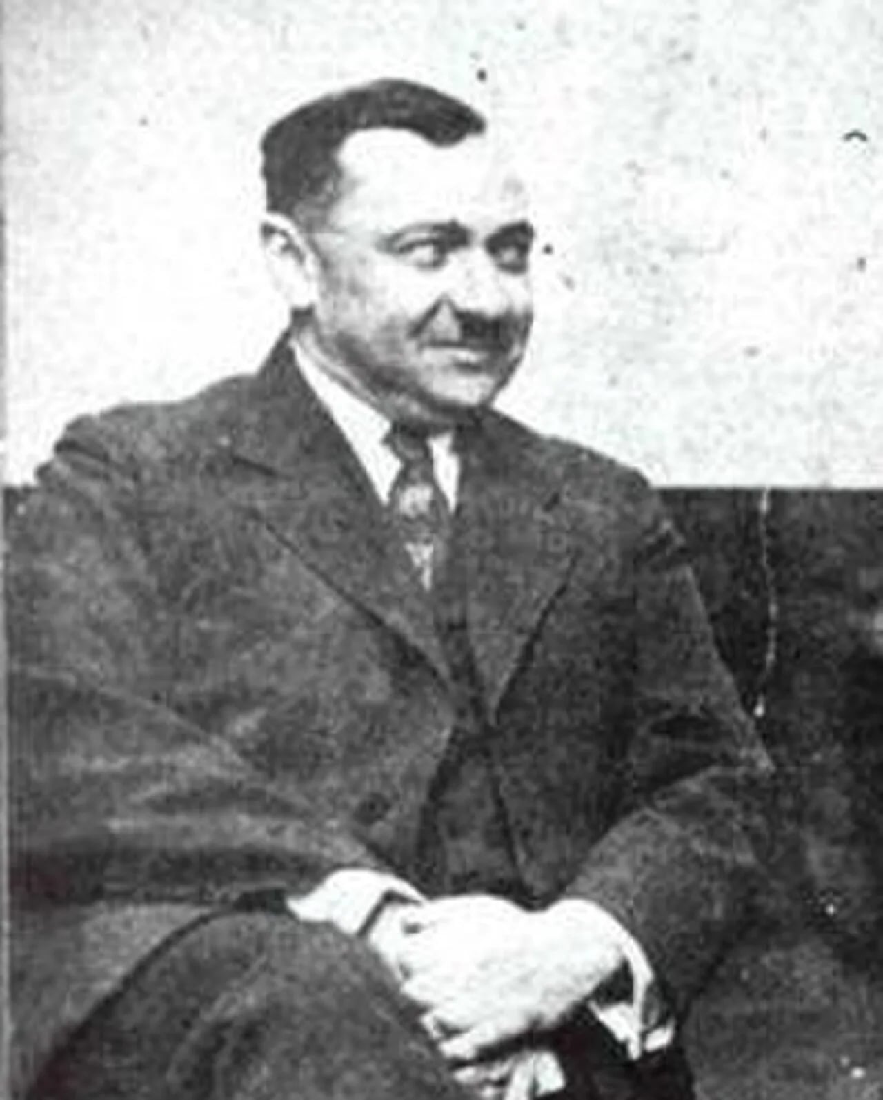 Porträt von Borys Herassymowytsch (1889–1937) – Gedenkseite