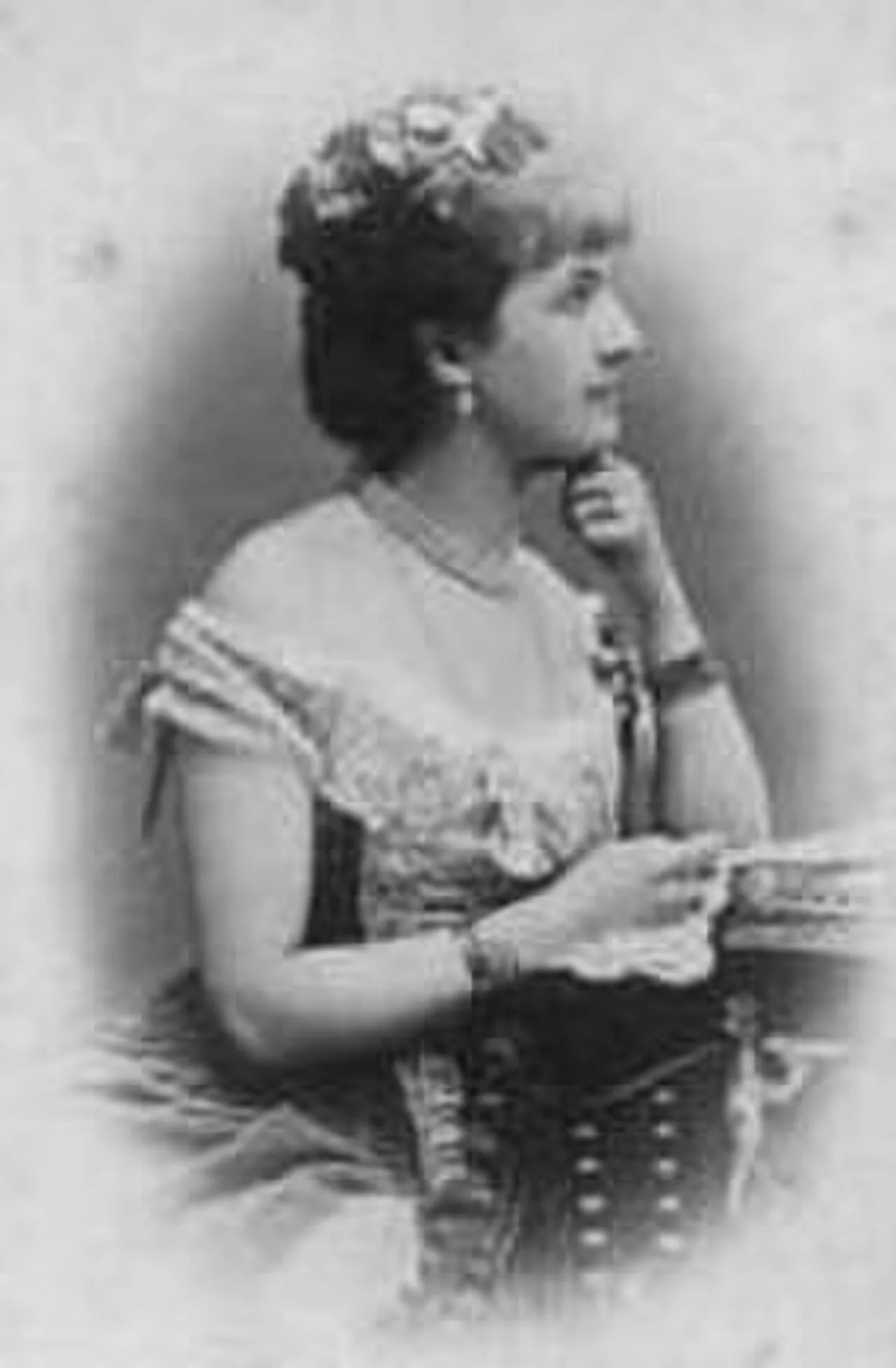 Porträt von Alexandrine von Hutten-Czapska (1854–1941) – Gedenkseite