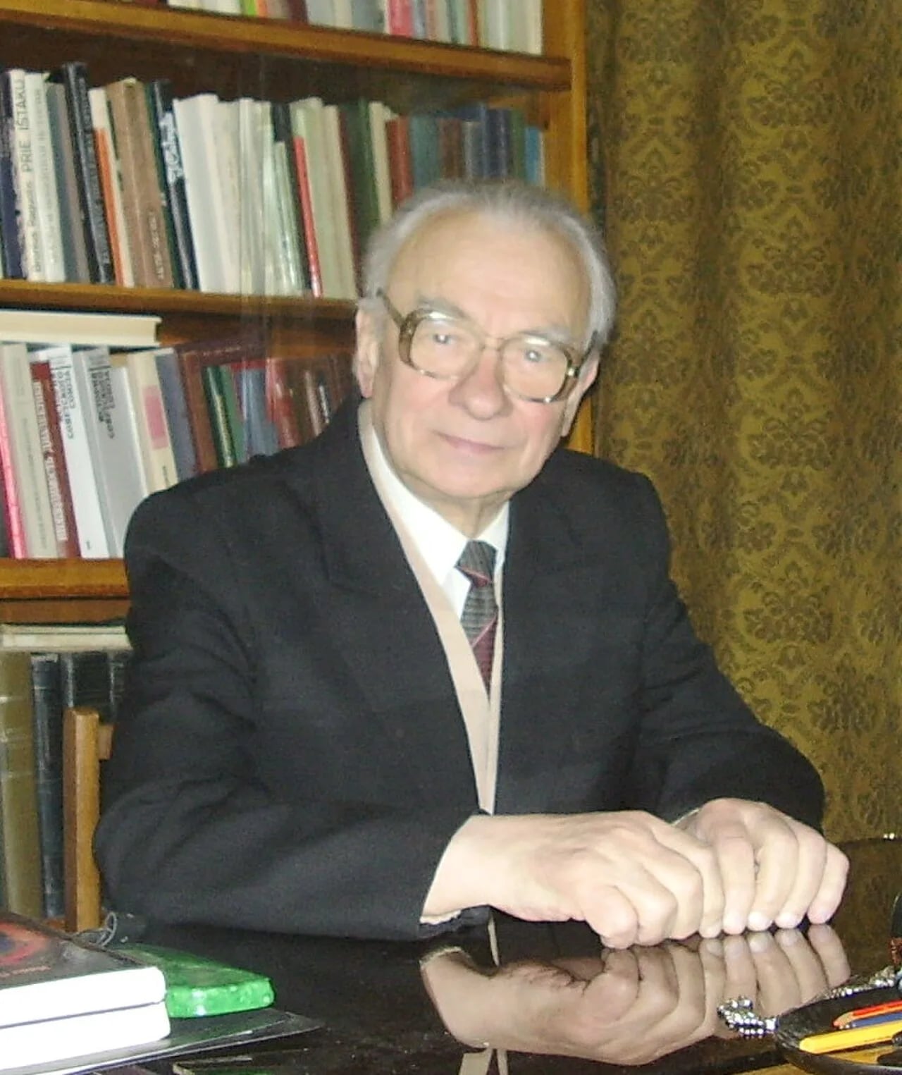 Portrait of Mykolas Burokevičius (1927–2016) – memorial page