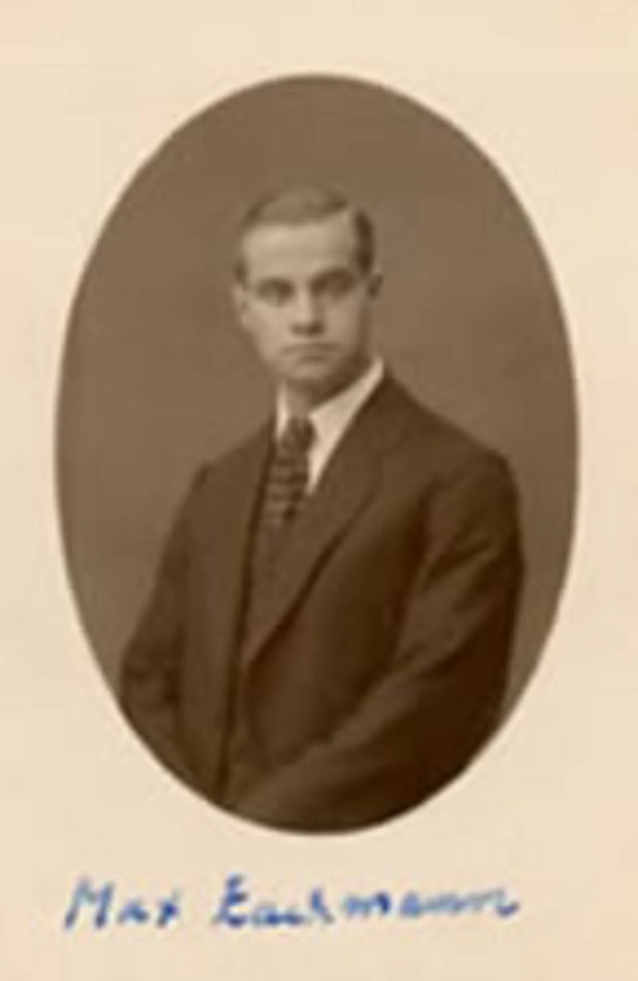 Portrait of Max Zachmann (1892–1917) – memorial page