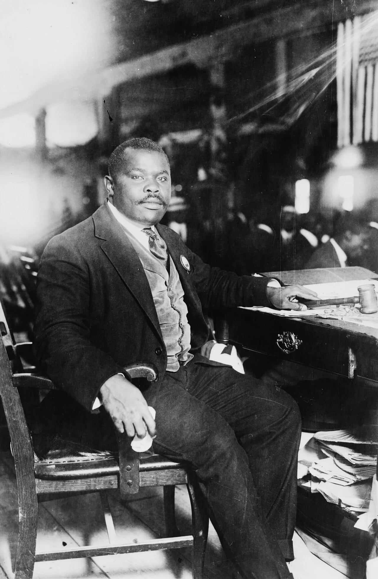 Porträt von Marcus Garvey (1887–1940) – Gedenkseite