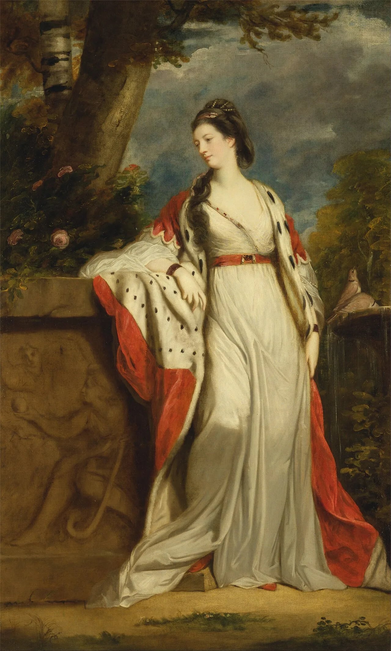 Porträt von Elizabeth Campbell, 1. Baroness Hamilton of Hameldon (1733–1790) – Gedenkseite