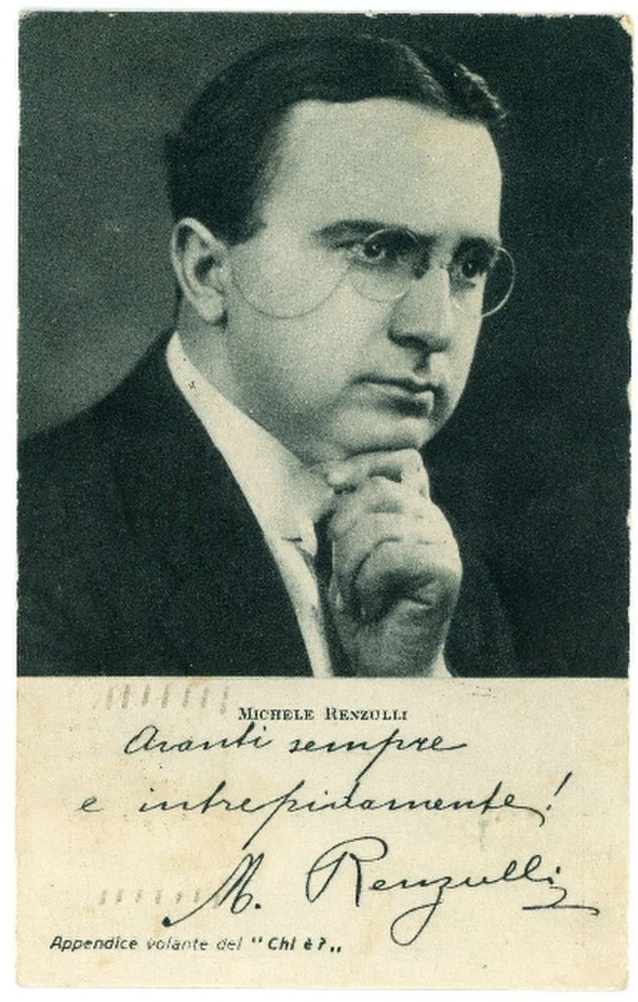 Portrait of Michele Renzulli (1890–1961) – memorial page