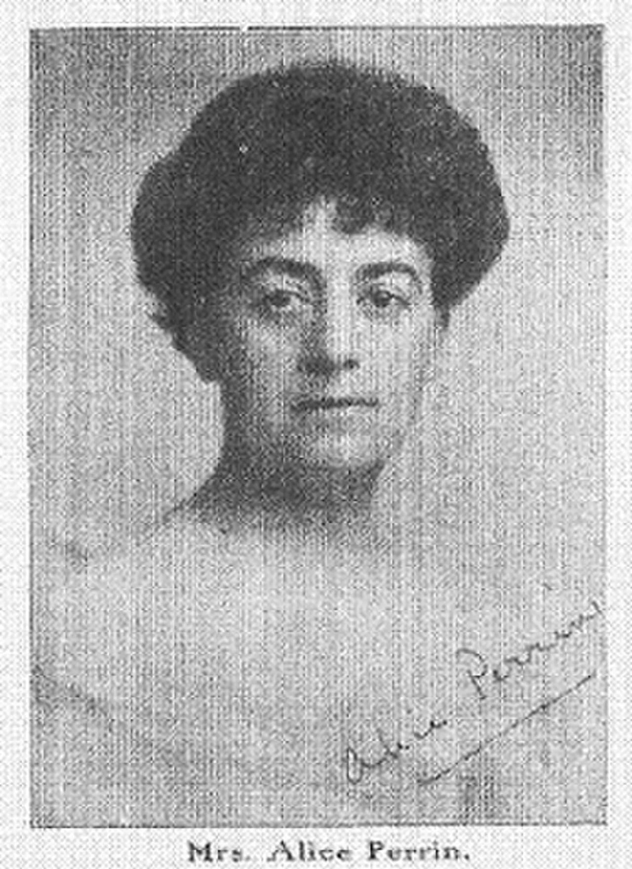 Portrait of Alice Perrin (1867–1934) – memorial page