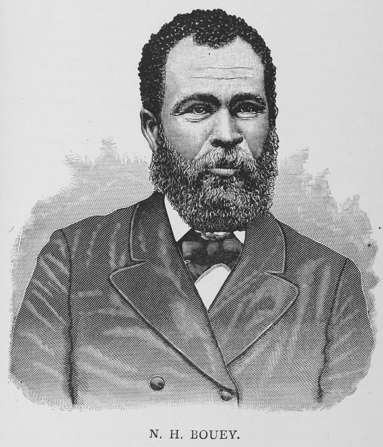 Portrait of Harrison N. Bouey (1849–1909) – memorial page