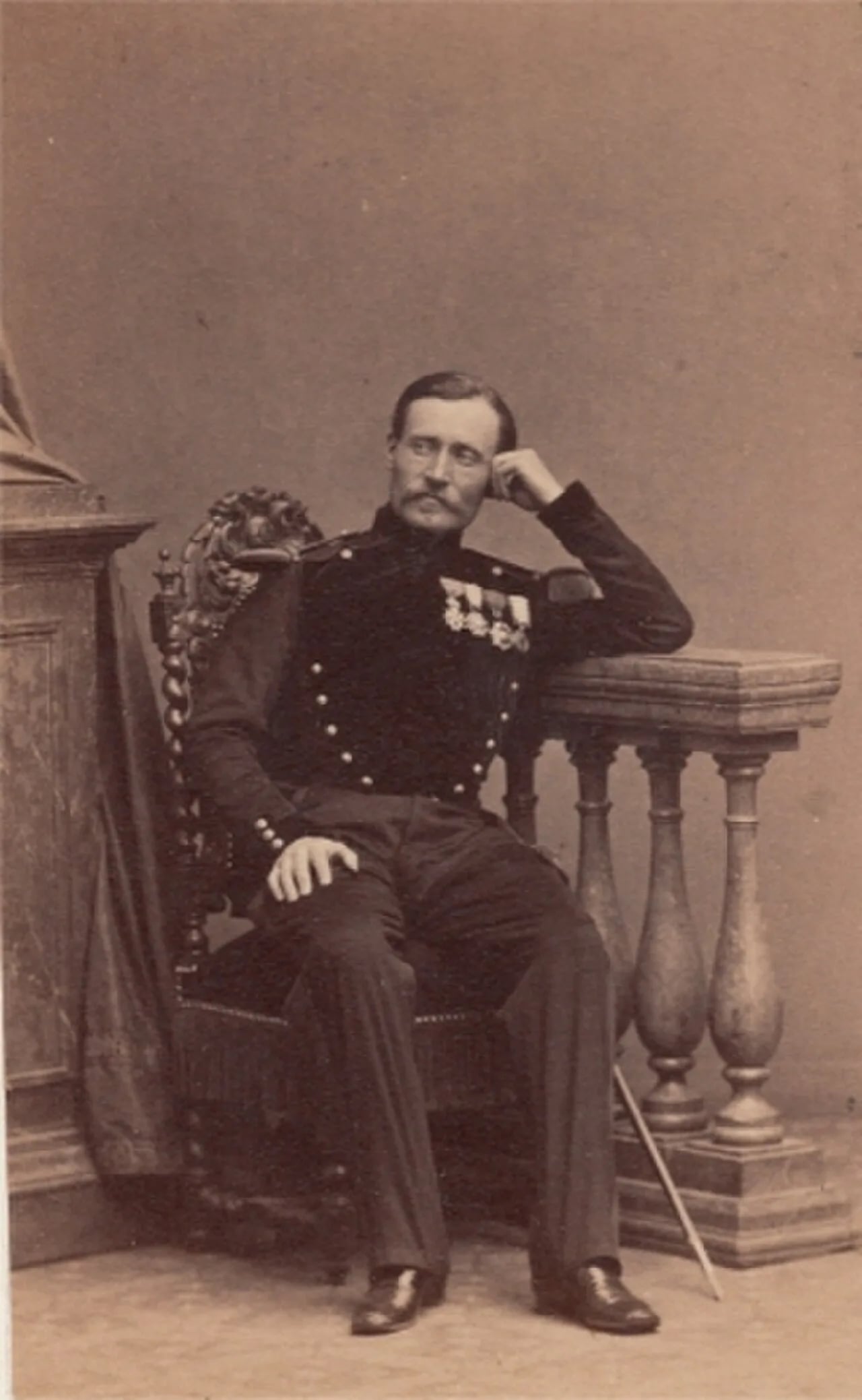 Porträt von Adrien Charles Salanson (1825–1900) – Gedenkseite