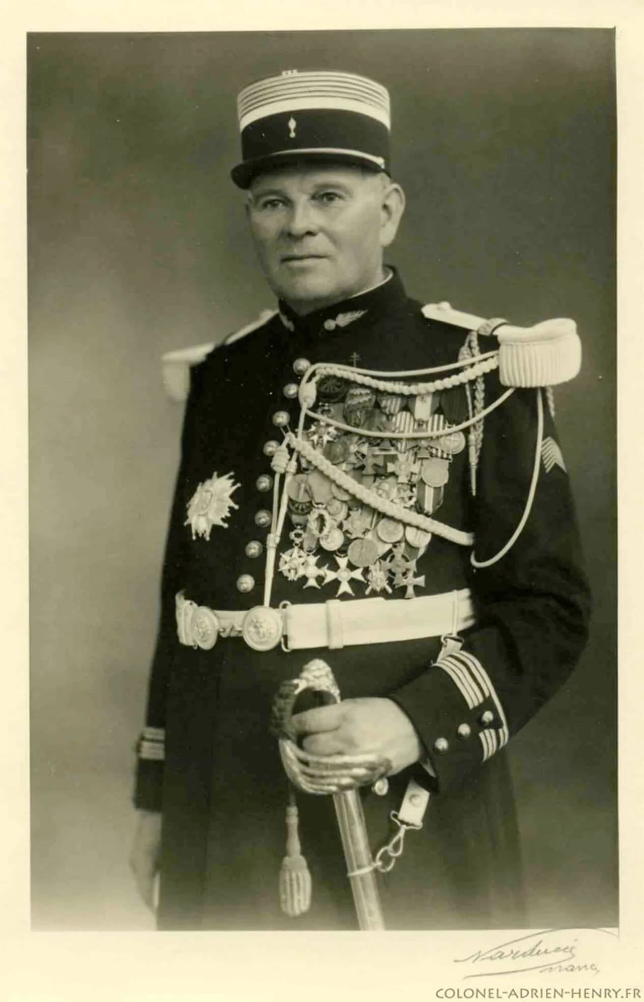 Portrait of Adrien Henry (1888–1963) – memorial page