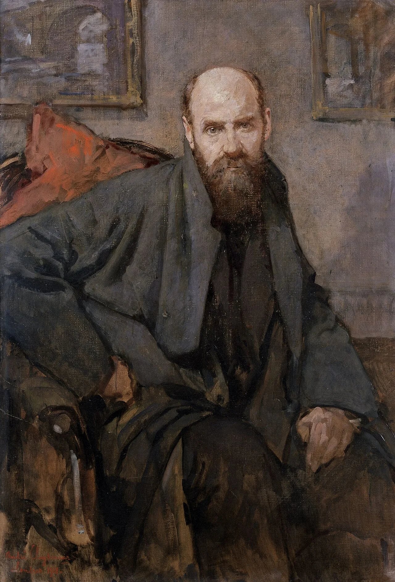 Porträt von Albert Baertsoen (1866–1922) – Gedenkseite