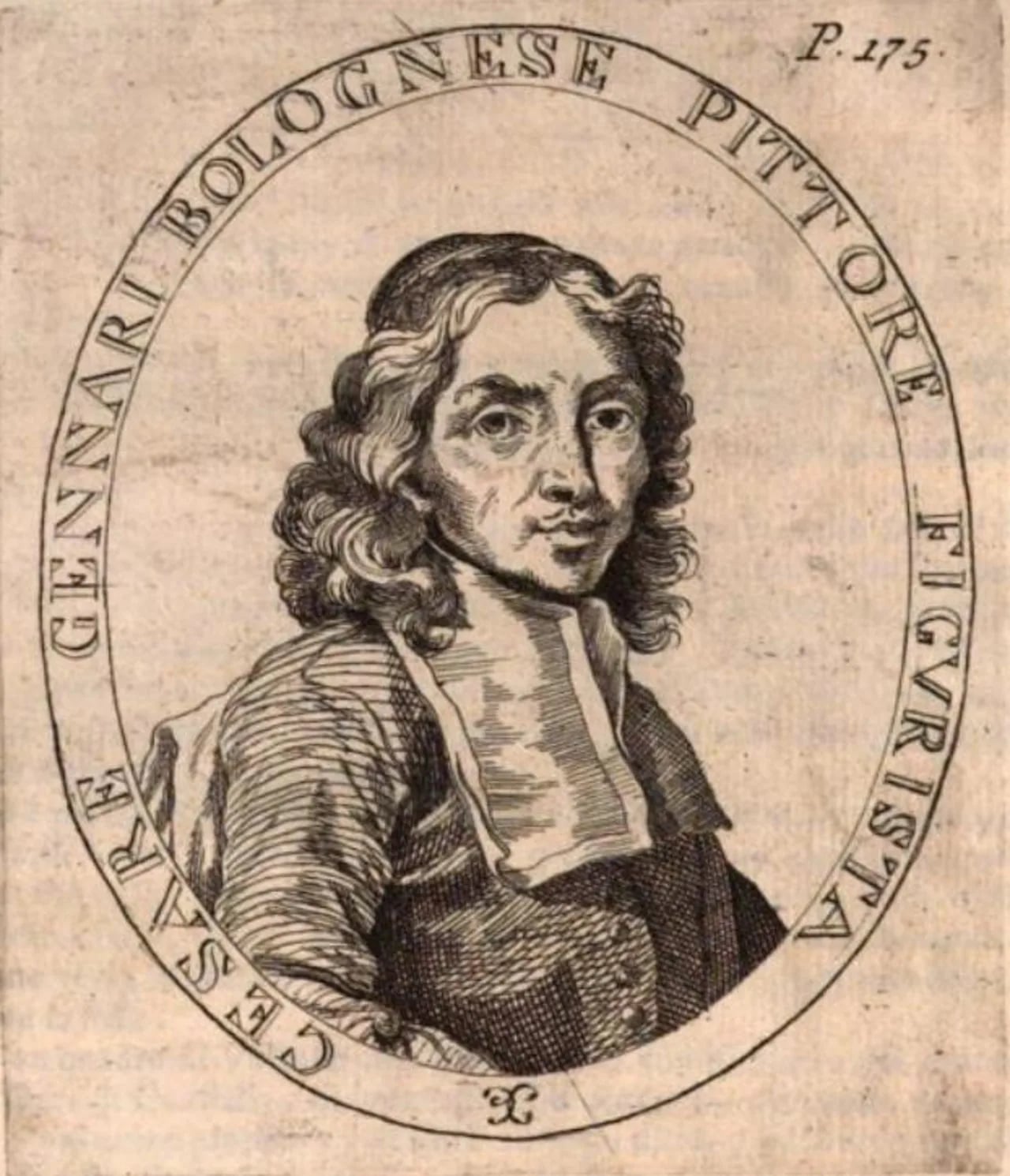 Porträt von Cesare Gennari (1637–1688) – Gedenkseite