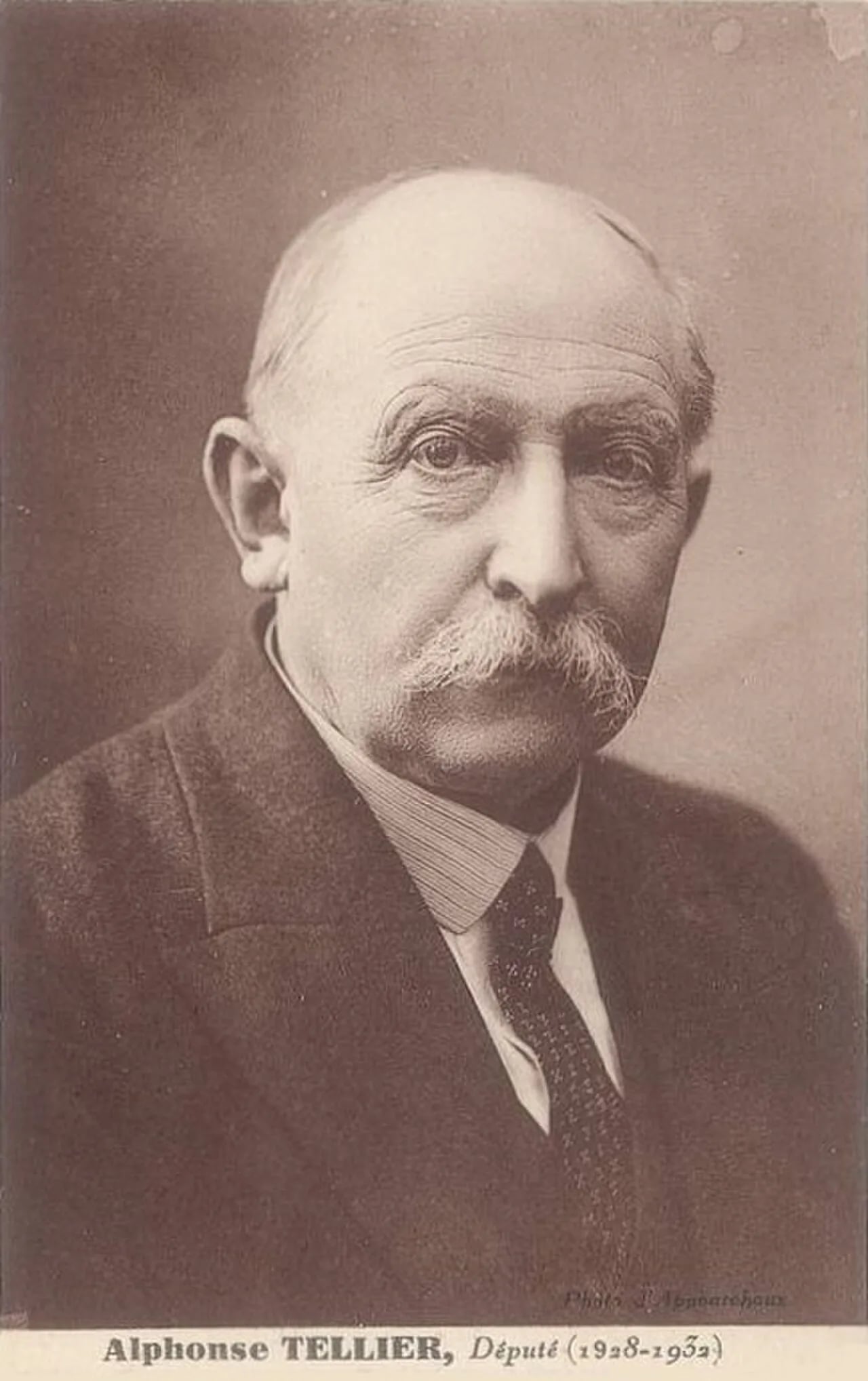 Portrait of Alphonse Tellier (1876–1954) – memorial page