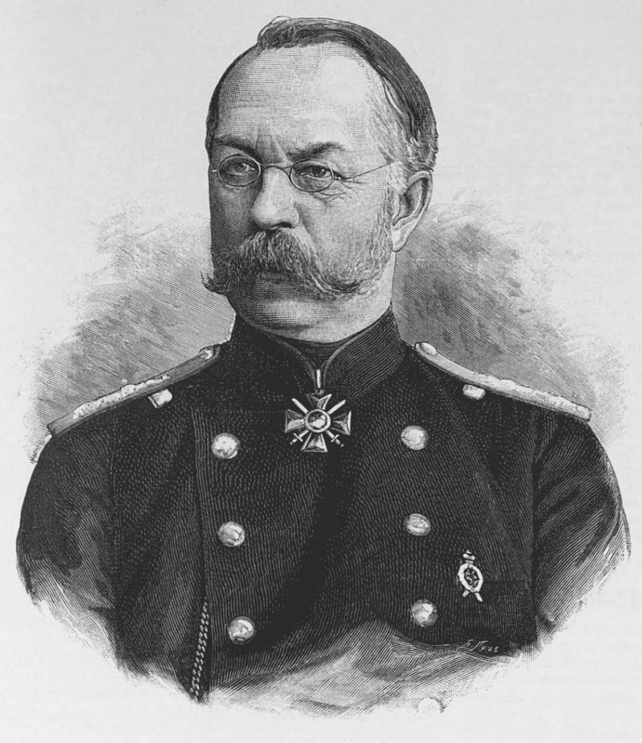 Portrait of Alexander von Obermüller (1828–1892) – memorial page