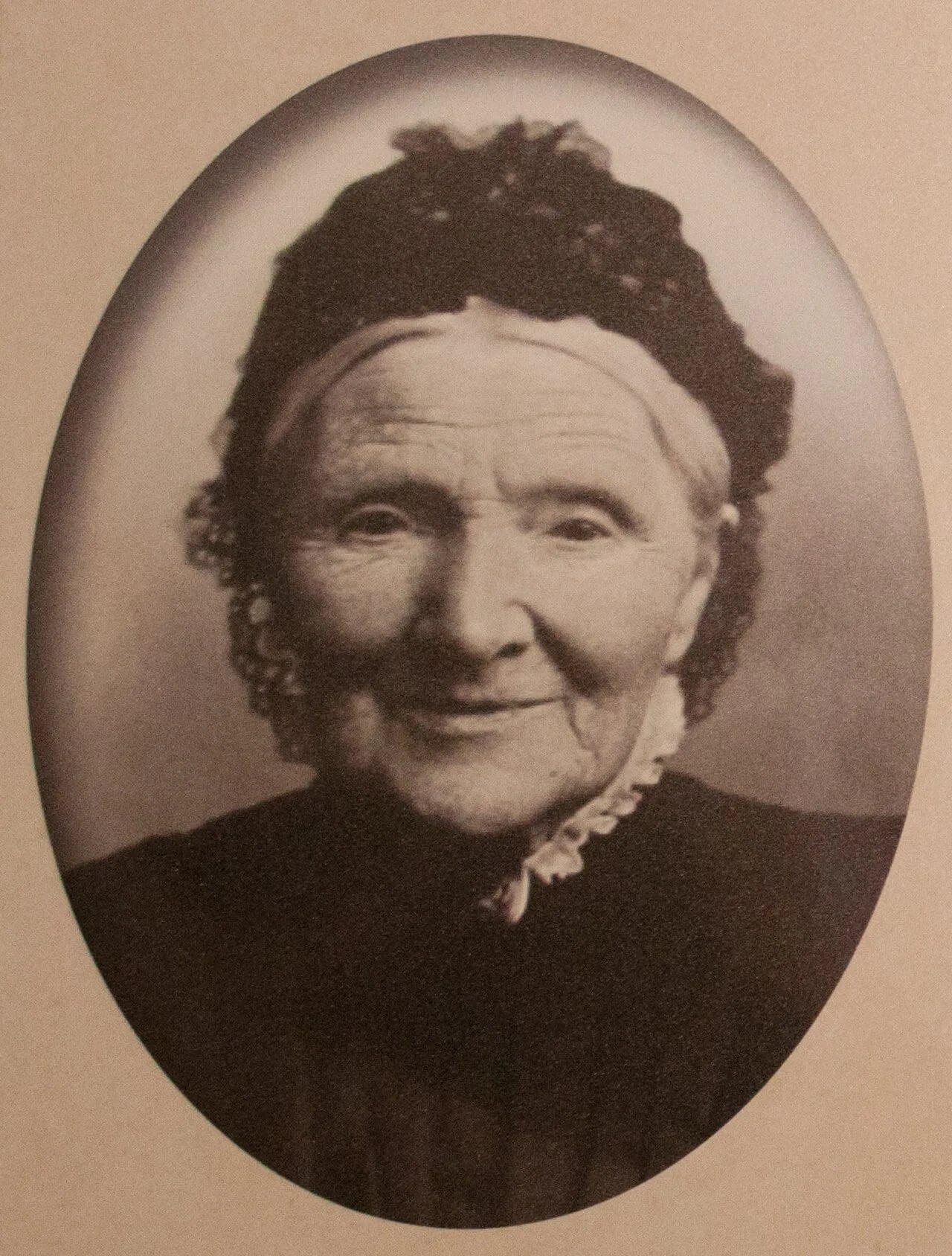 Porträt von Anna Cornelia Carbentus (1819–1907) – Gedenkseite