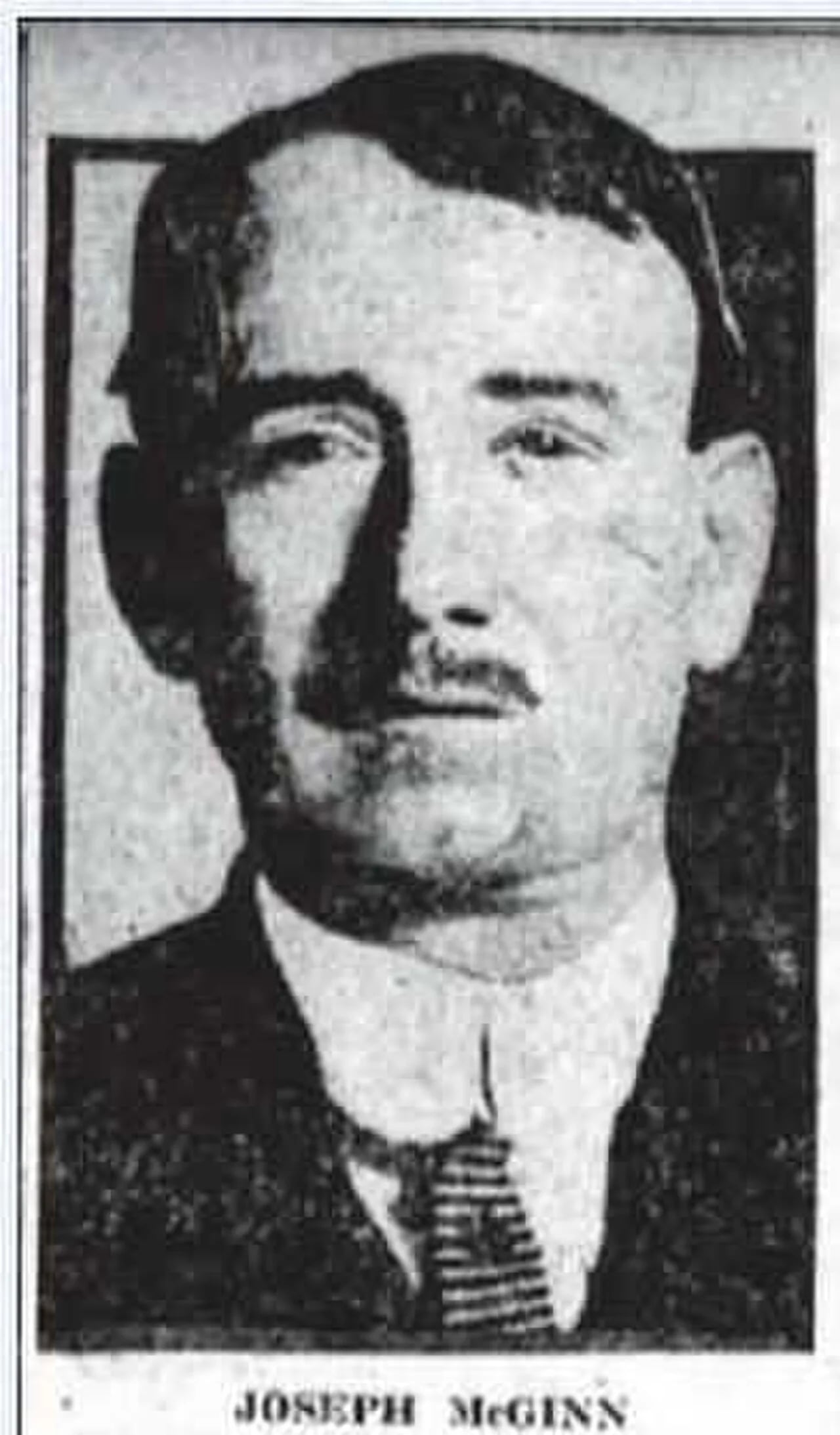 Portrait of Joseph Patrick McGinn (1872–1920) – memorial page