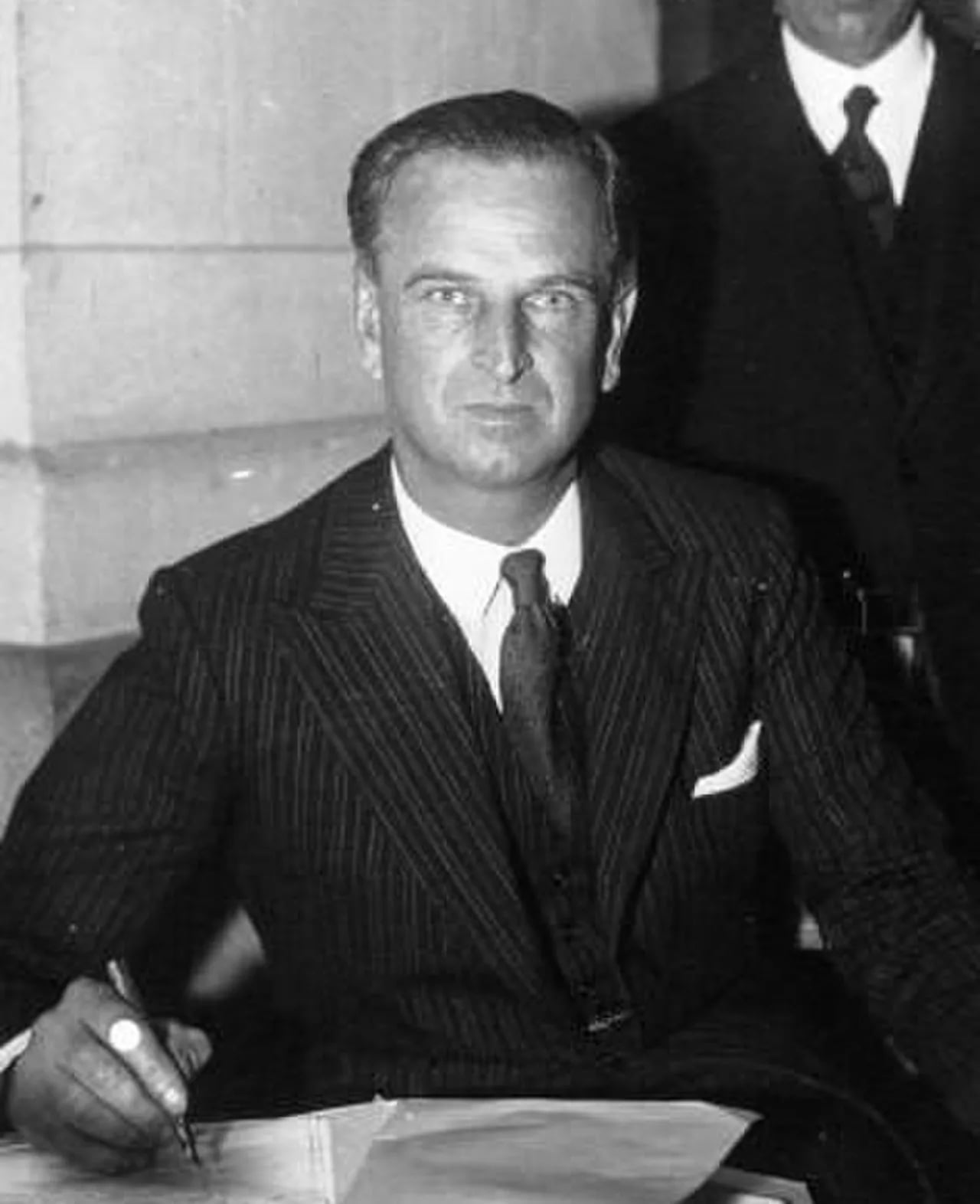 Portrait of Charles Theodore Te Water (1887–1964) – memorial page