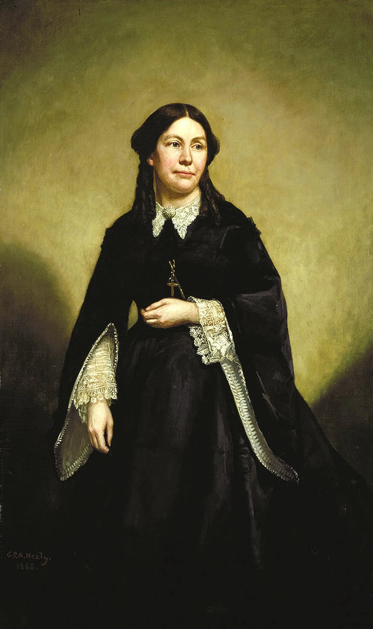 Portrait of Ellen Ewing Sherman (1824–1888) – memorial page