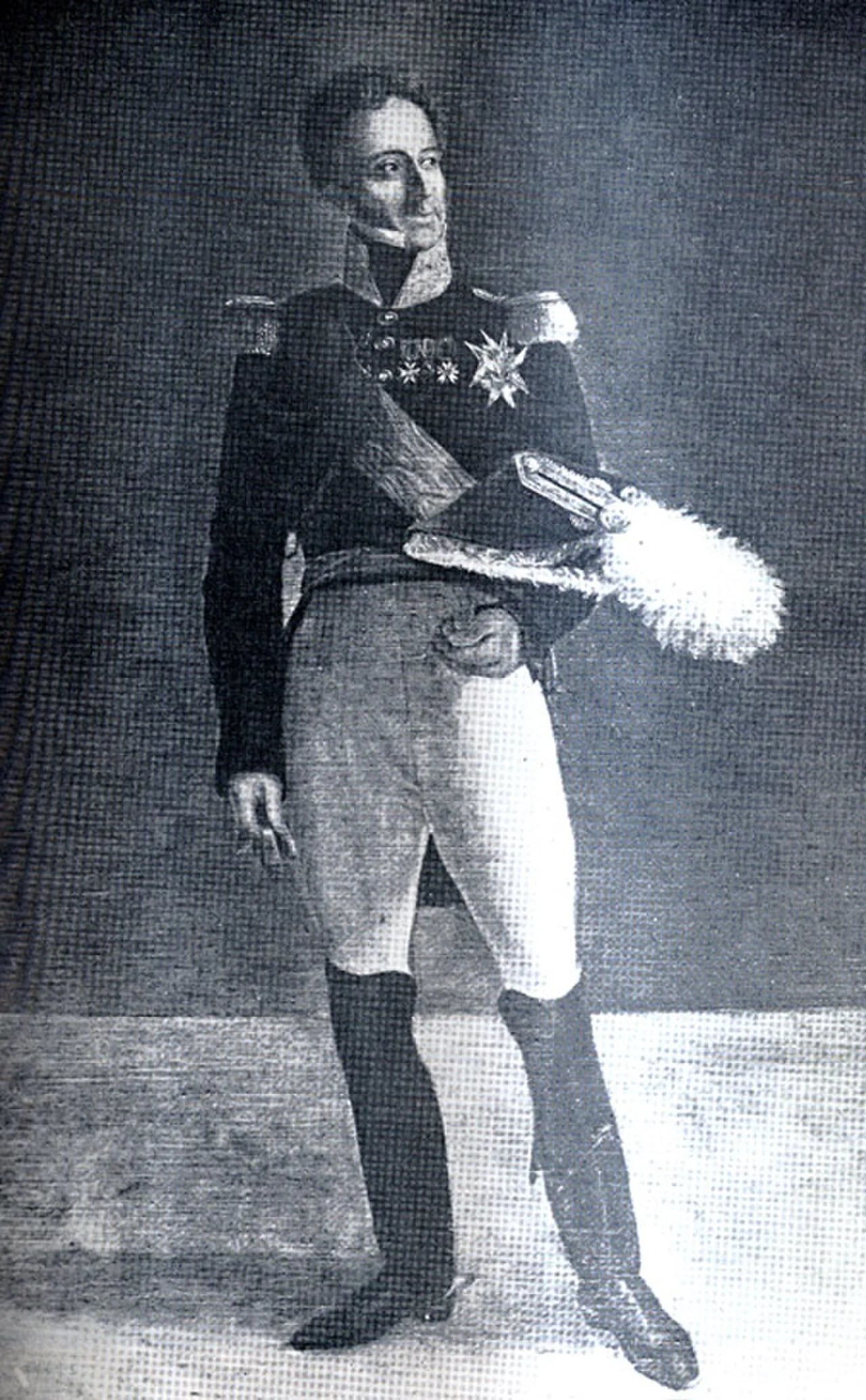 Porträt von Emmanuel-Marie-Maximilien de Croÿ-Solre (1768–1848) – Gedenkseite