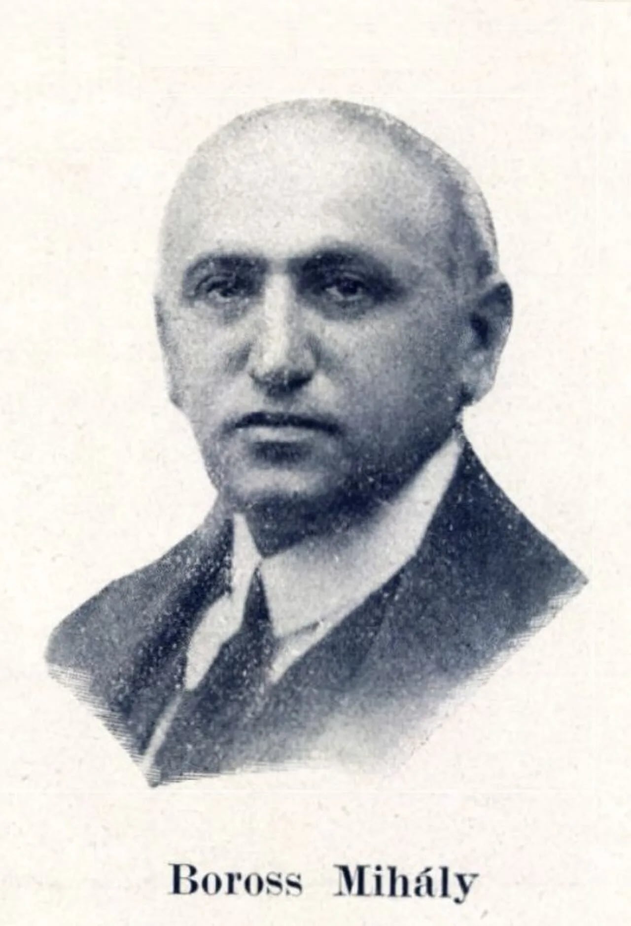 Portrait of Boross Mihály (1877–1945) – memorial page