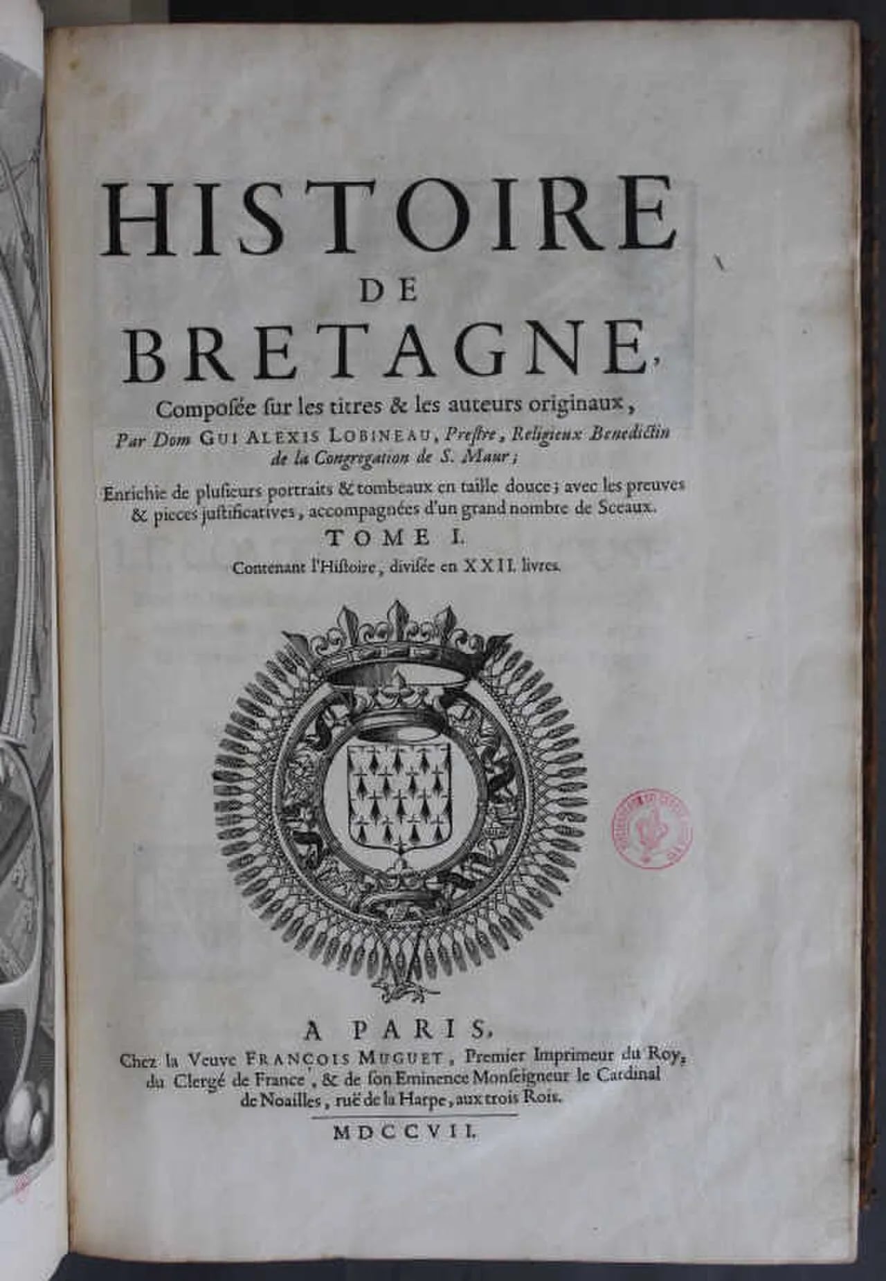Portrait of Guy Alexis Lobineau (1667–1727) – memorial page
