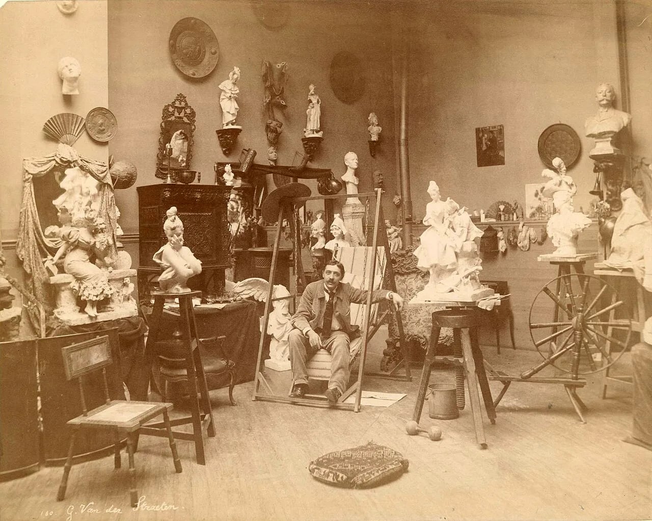 Porträt von Georges van der Straeten (1856–1941) – Gedenkseite