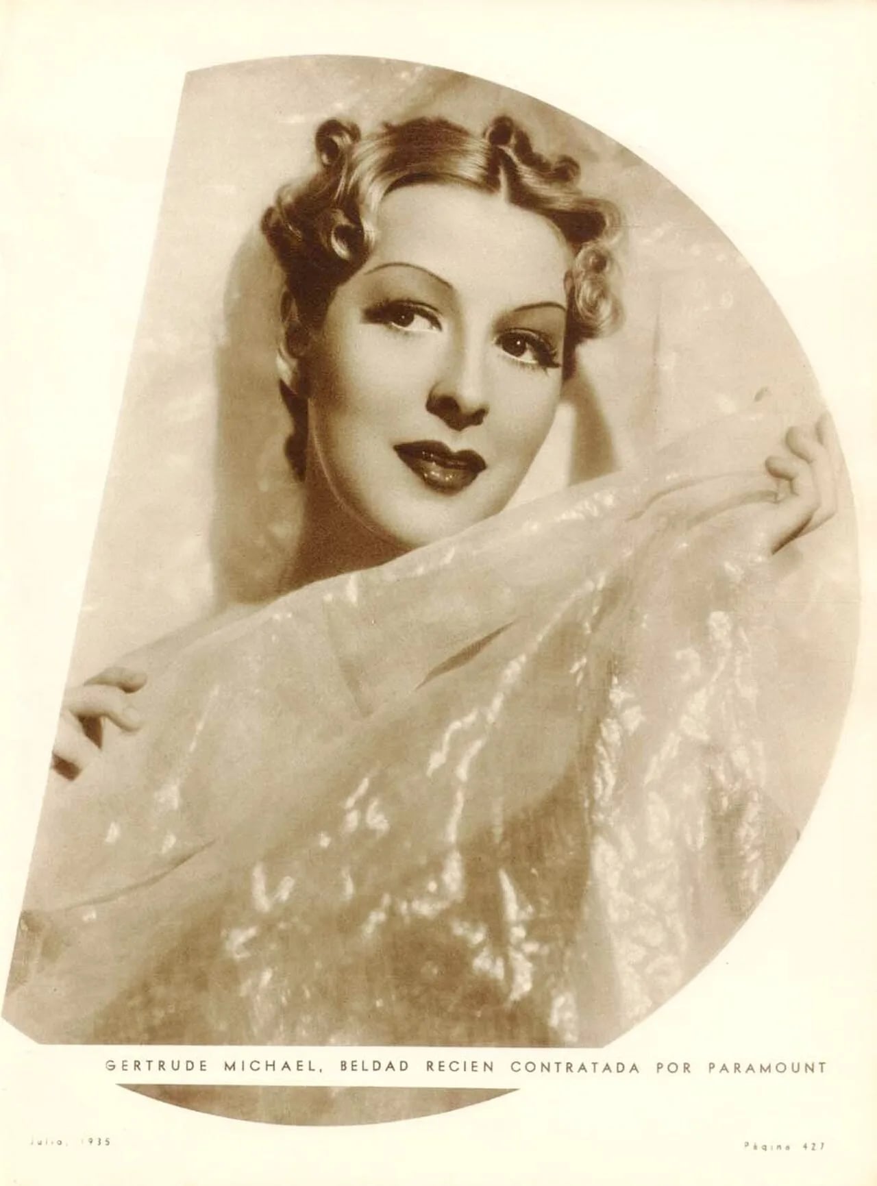 Portrait of Gertrude Michael (1911–1964) – memorial page