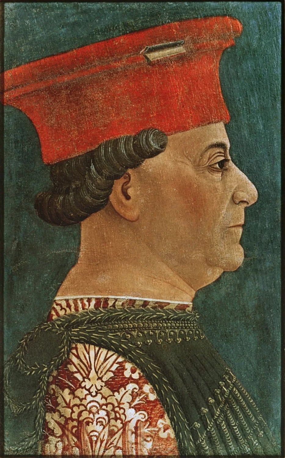 Porträt von Francesco I. Sforza (1401–1466) – Gedenkseite