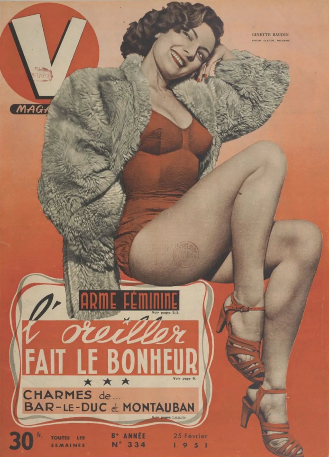 Portrait of Ginette Baudin (1921–1971) – memorial page