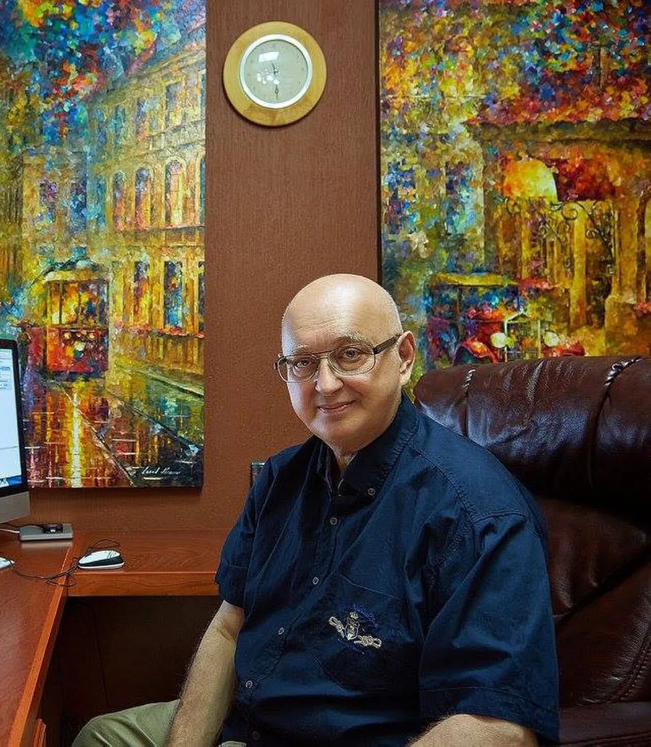 Porträt von Leonid Afremov (1955–2019) – Gedenkseite