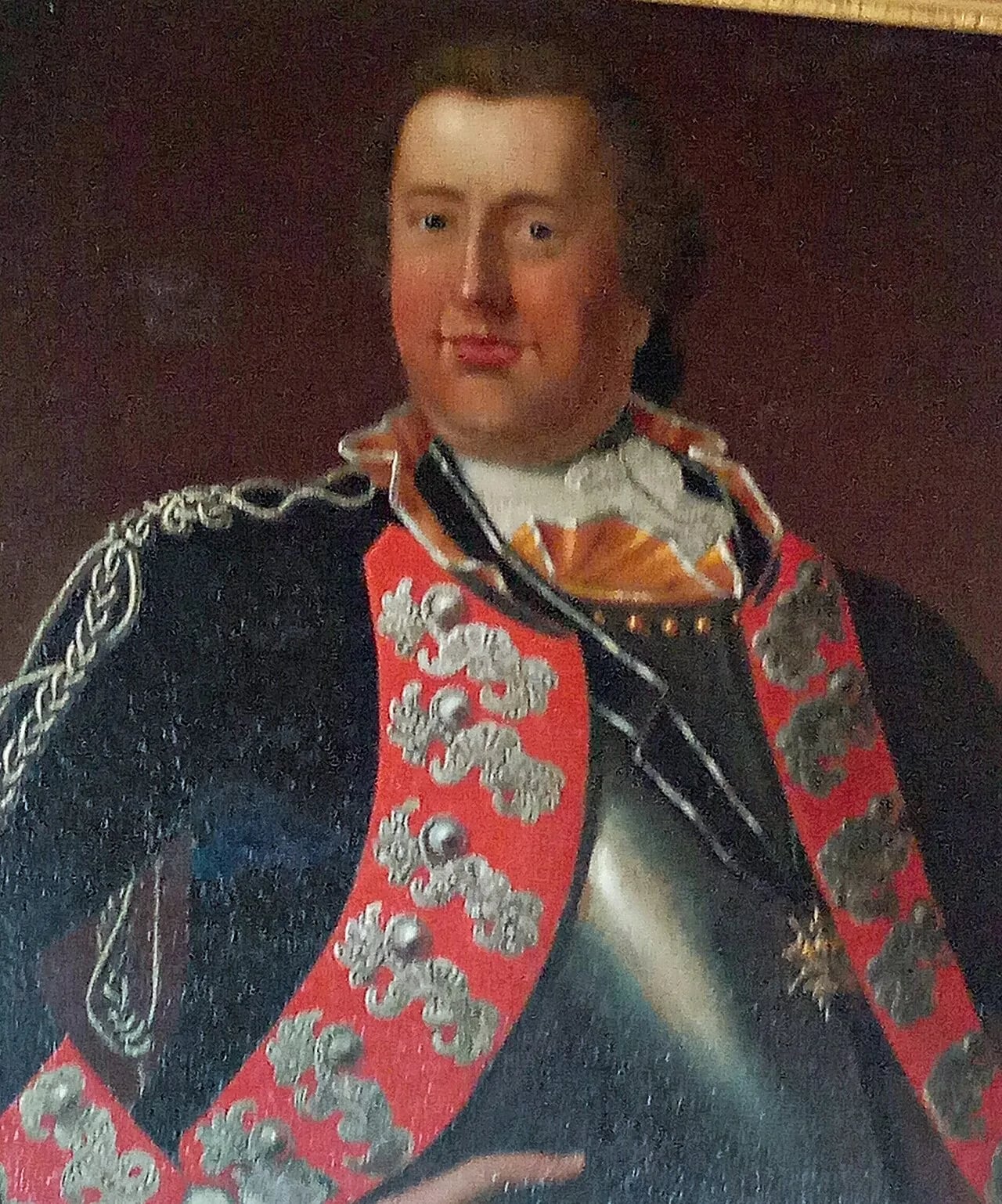 Porträt von Georg Carl I. August Ludwig von Leiningen-Westerburg-Neuleiningen (1717–1787) – Gedenkseite