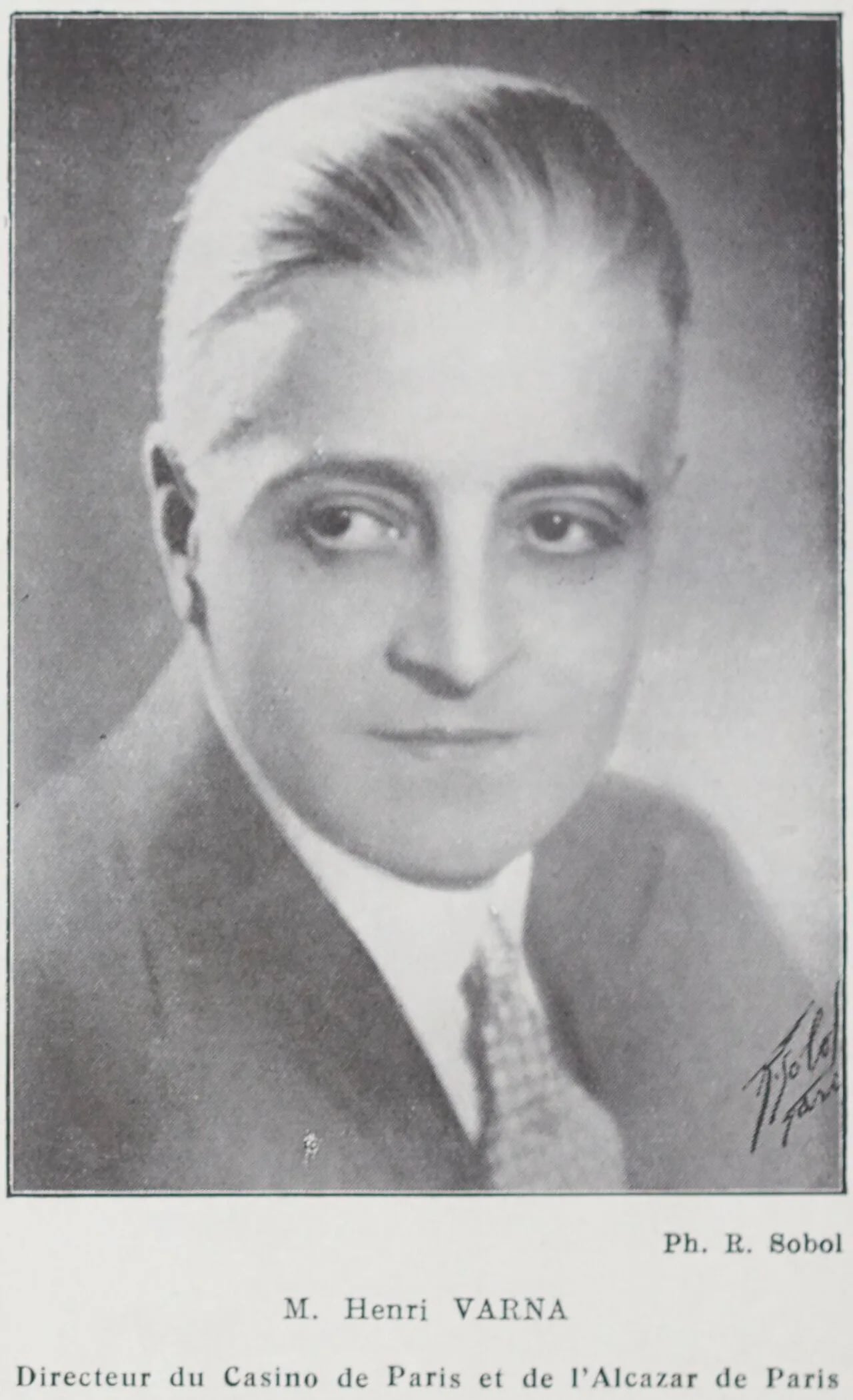 Portrait of Henri Varna (1887–1969) – memorial page