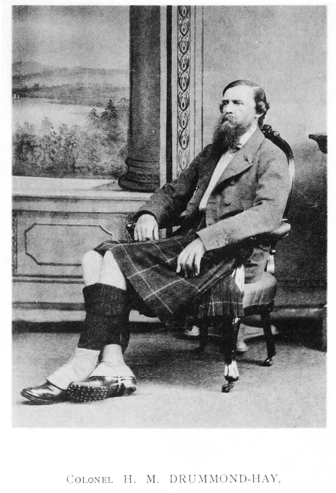Portrait of Henry Maurice Drummond-Hay (1814–1896) – memorial page