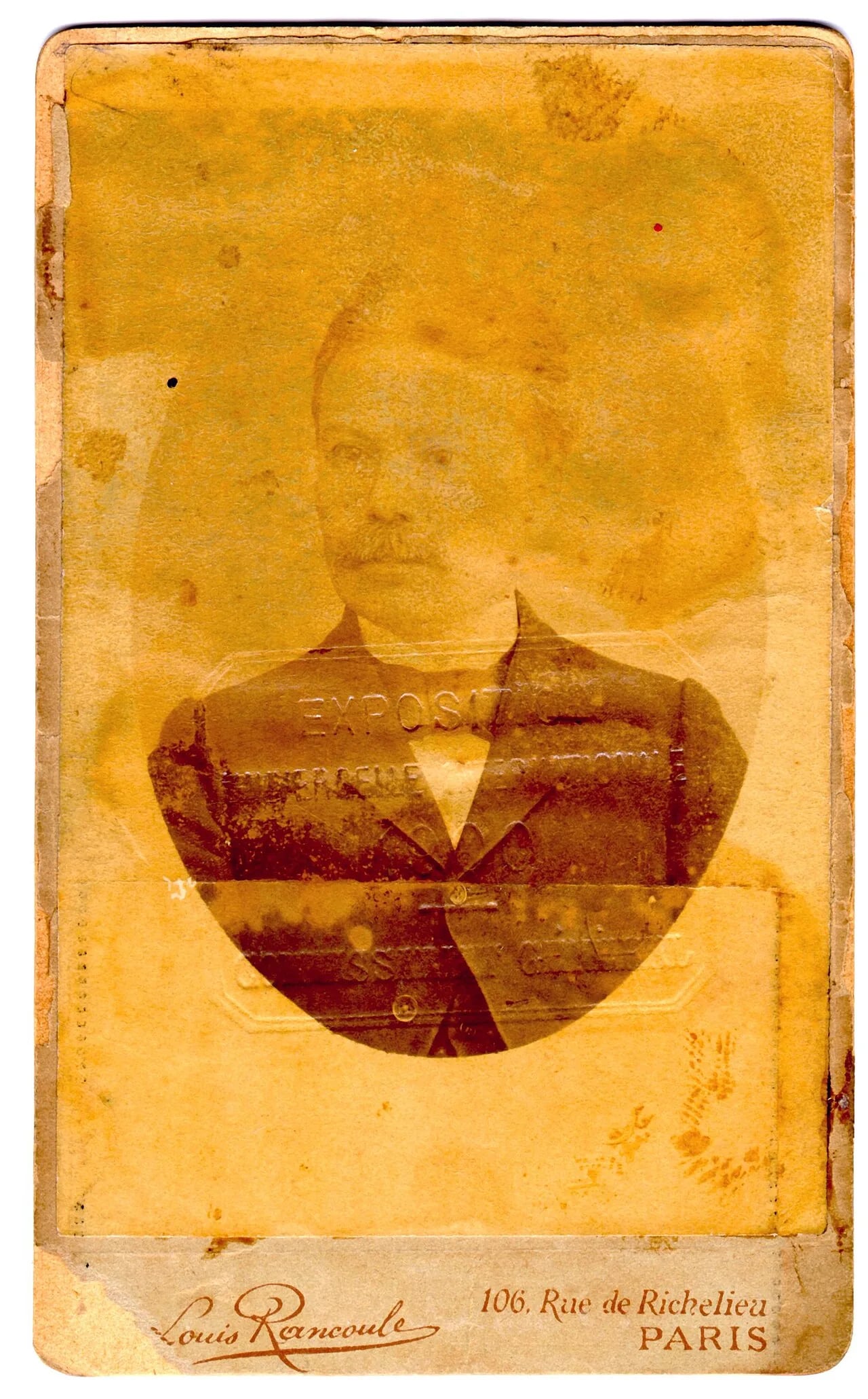 Porträt von Hippolyte Boussac (1846–1942) – Gedenkseite