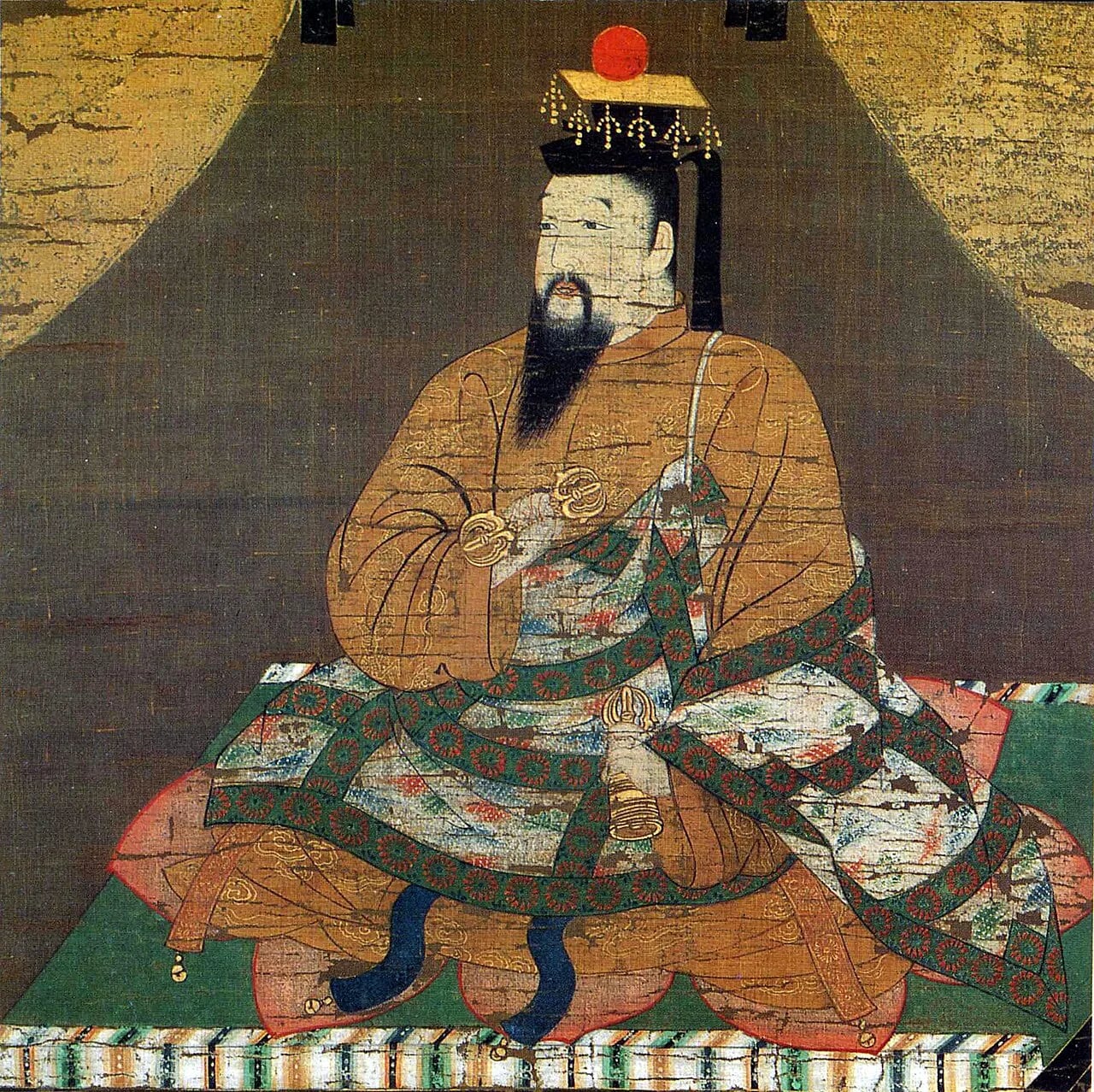 Porträt von Go-Daigo (1288–1339) – Gedenkseite