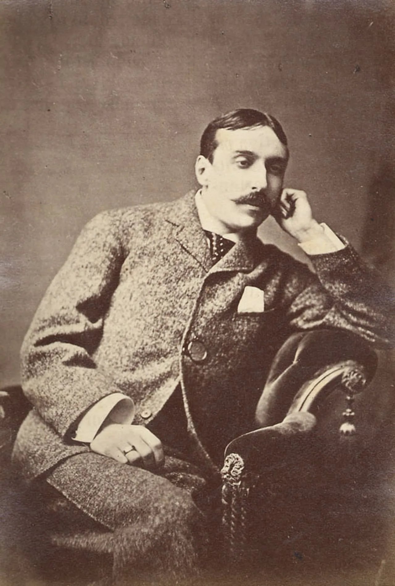 Porträt von José Maria Eça de Queirós (1845–1900) – Gedenkseite