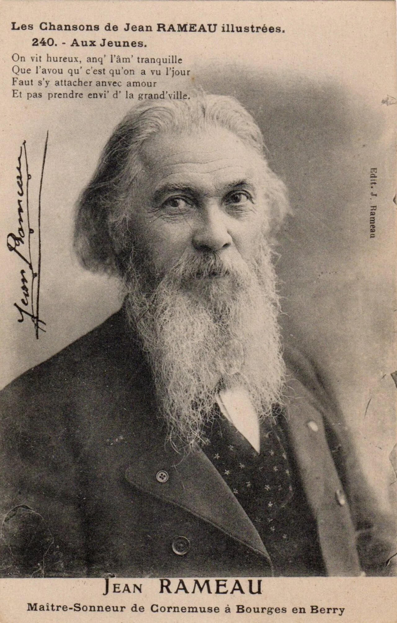 Portrait of Jean Rameau (1852–1931) – memorial page