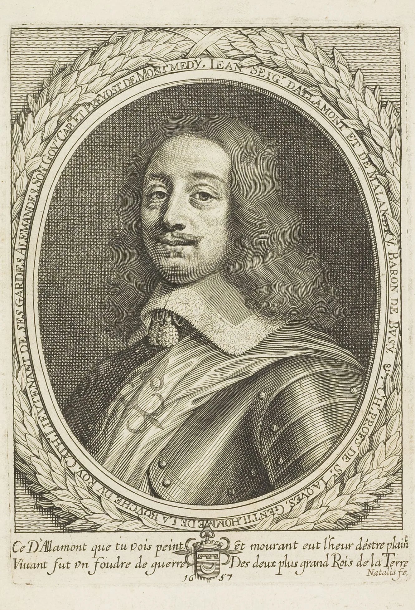 Portrait of Jean V d'Allamont (1626–1657) – memorial page