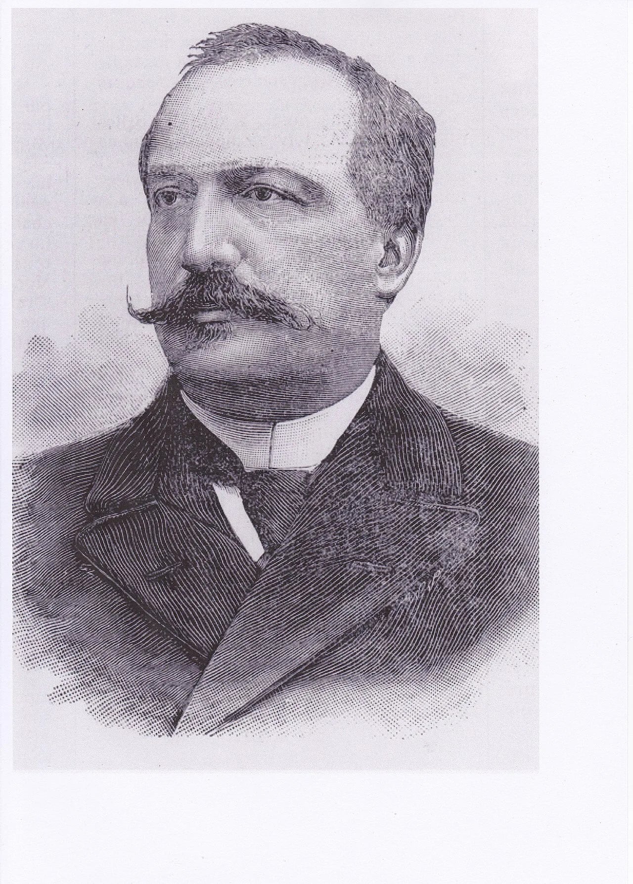 Porträt von Joseph-Gaston Pourquery de Boisserin (1852–1920) – Gedenkseite