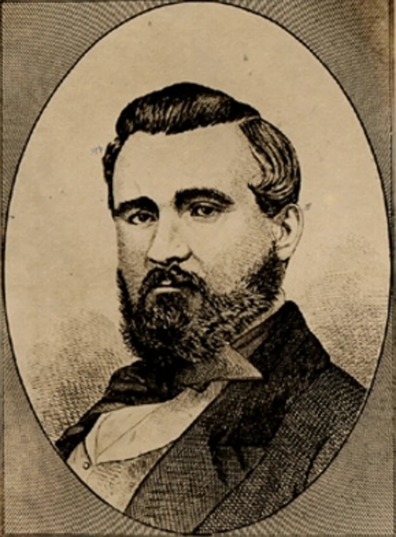 Portrait of Joseph Papin (1825–1862) – memorial page