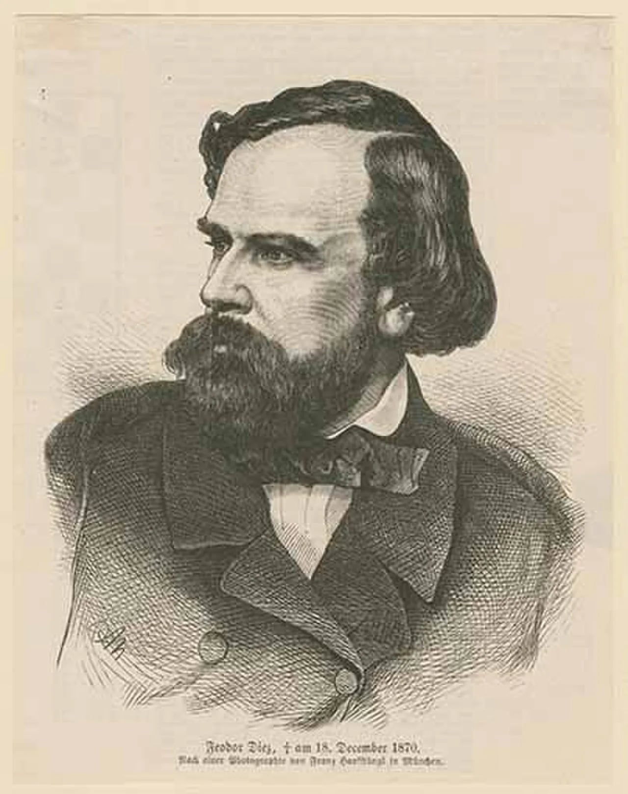 Portrait of Feodor Dietz (1813–1870) – memorial page