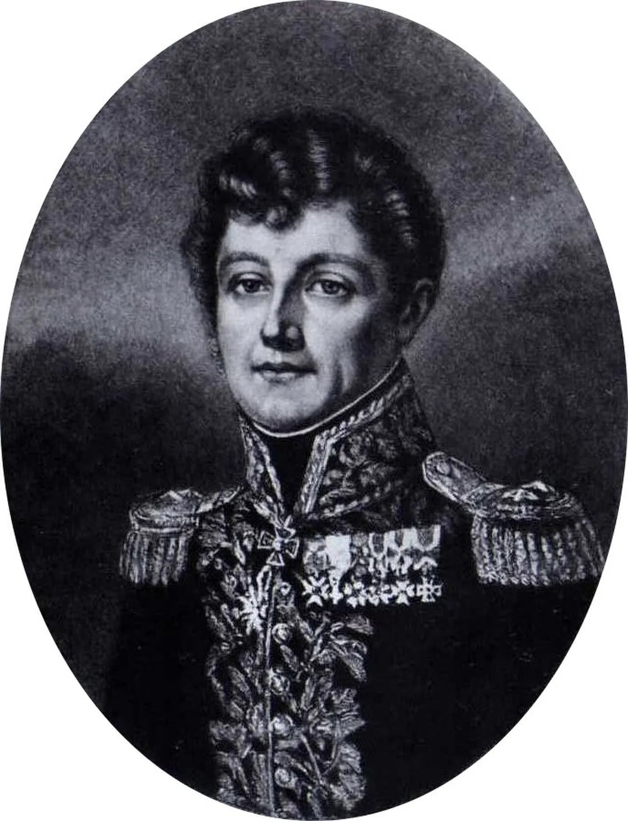 Porträt von Louis-Victor-Léon de Rochechouart (1788–1858) – Gedenkseite