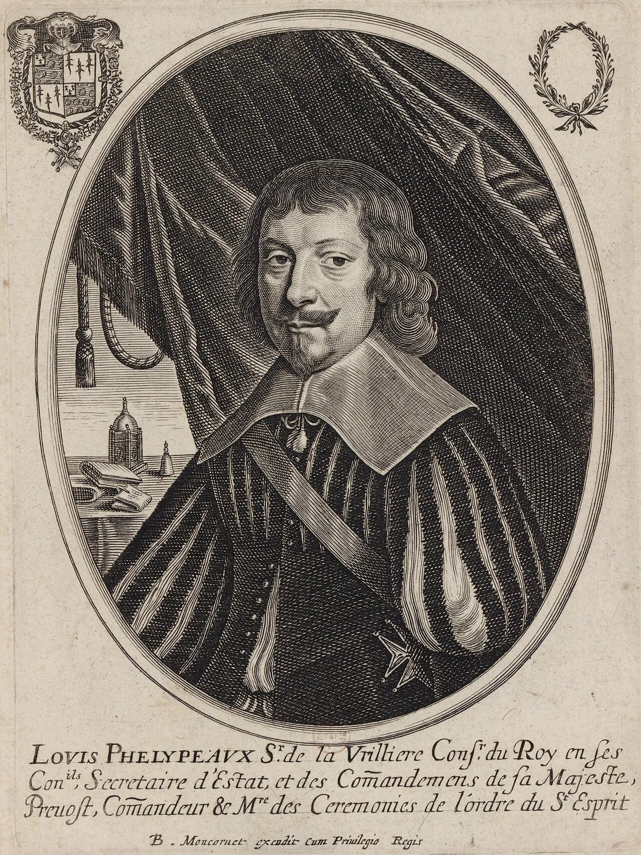 Portrait of Louis Phélypeaux de, Seigneur de La Vrillière La Vrillière (1599–1681) – memorial page