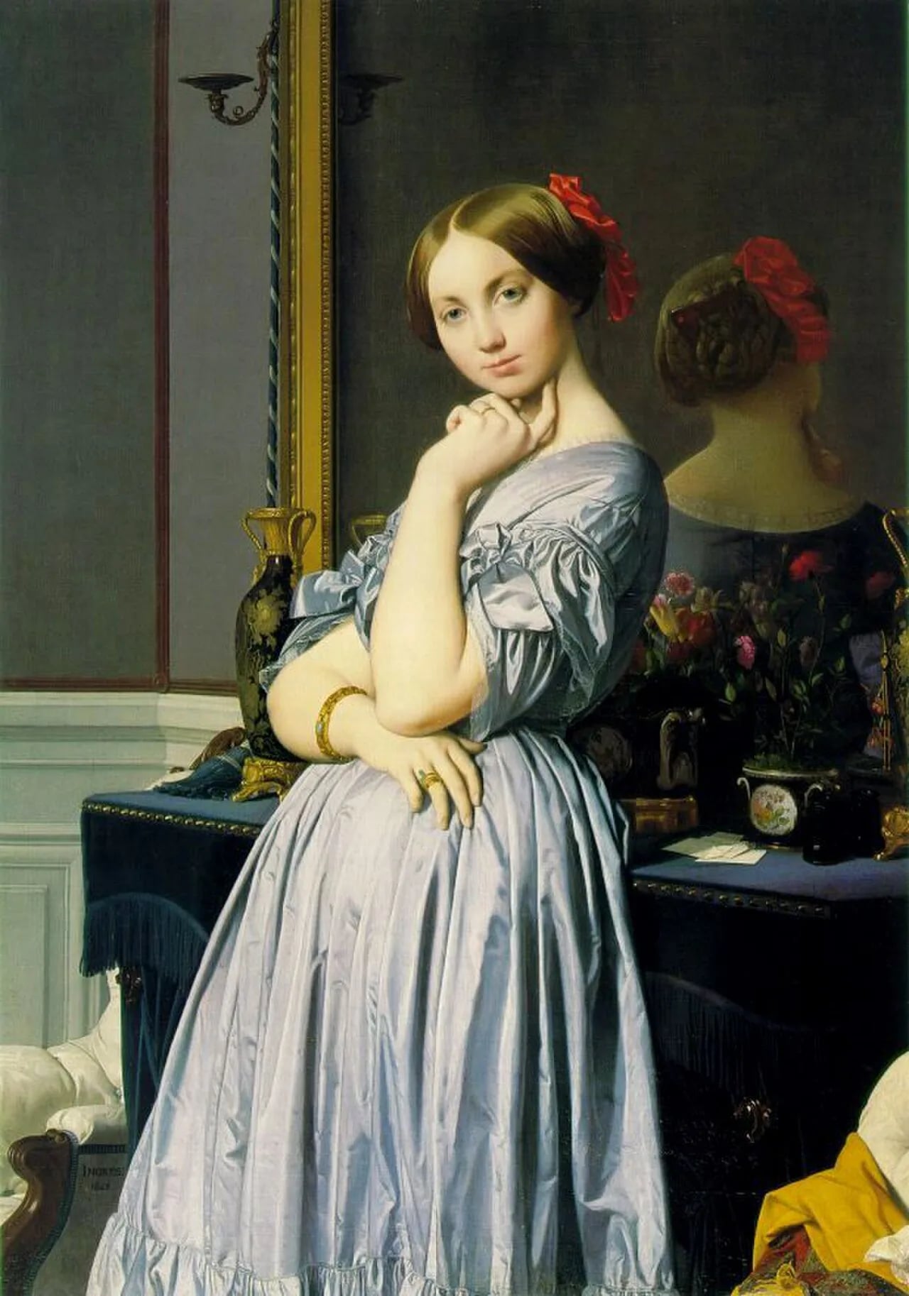 Portrait of Louise de Broglie, comtesse d'haussonville (1818–1882) – memorial page