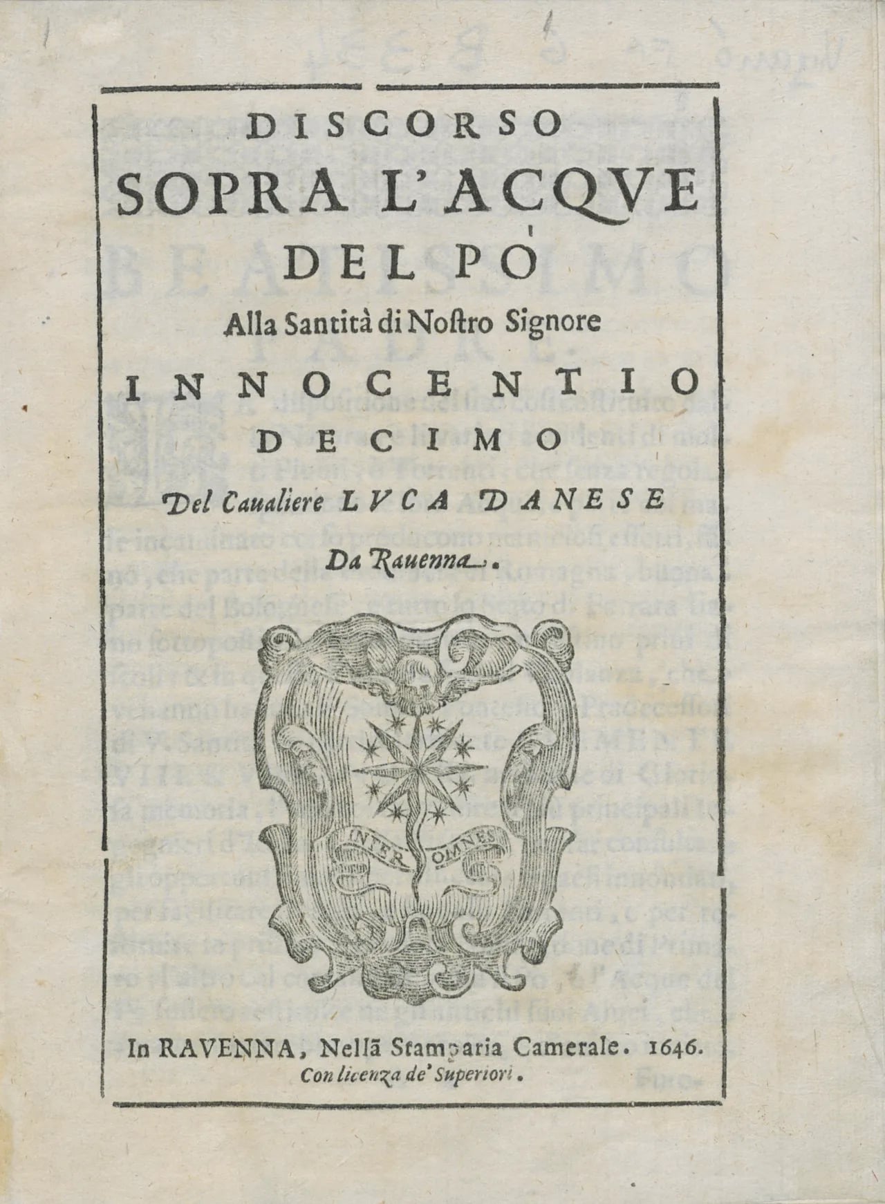 Porträt von Luca Danese (1598–1672) – Gedenkseite